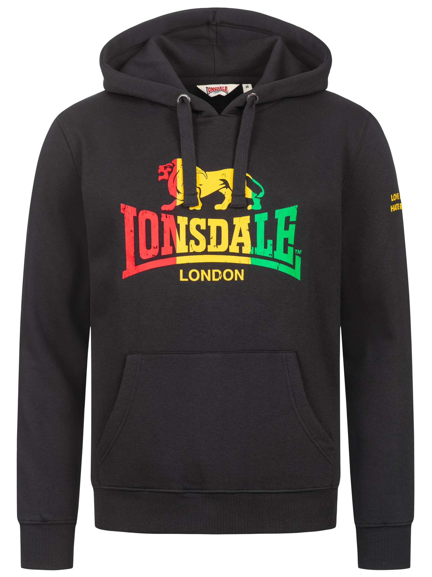 LONSDALE Tréning póló 'Sounds'  sárga / világoszöld / piros / fekete akciós termékkép 1