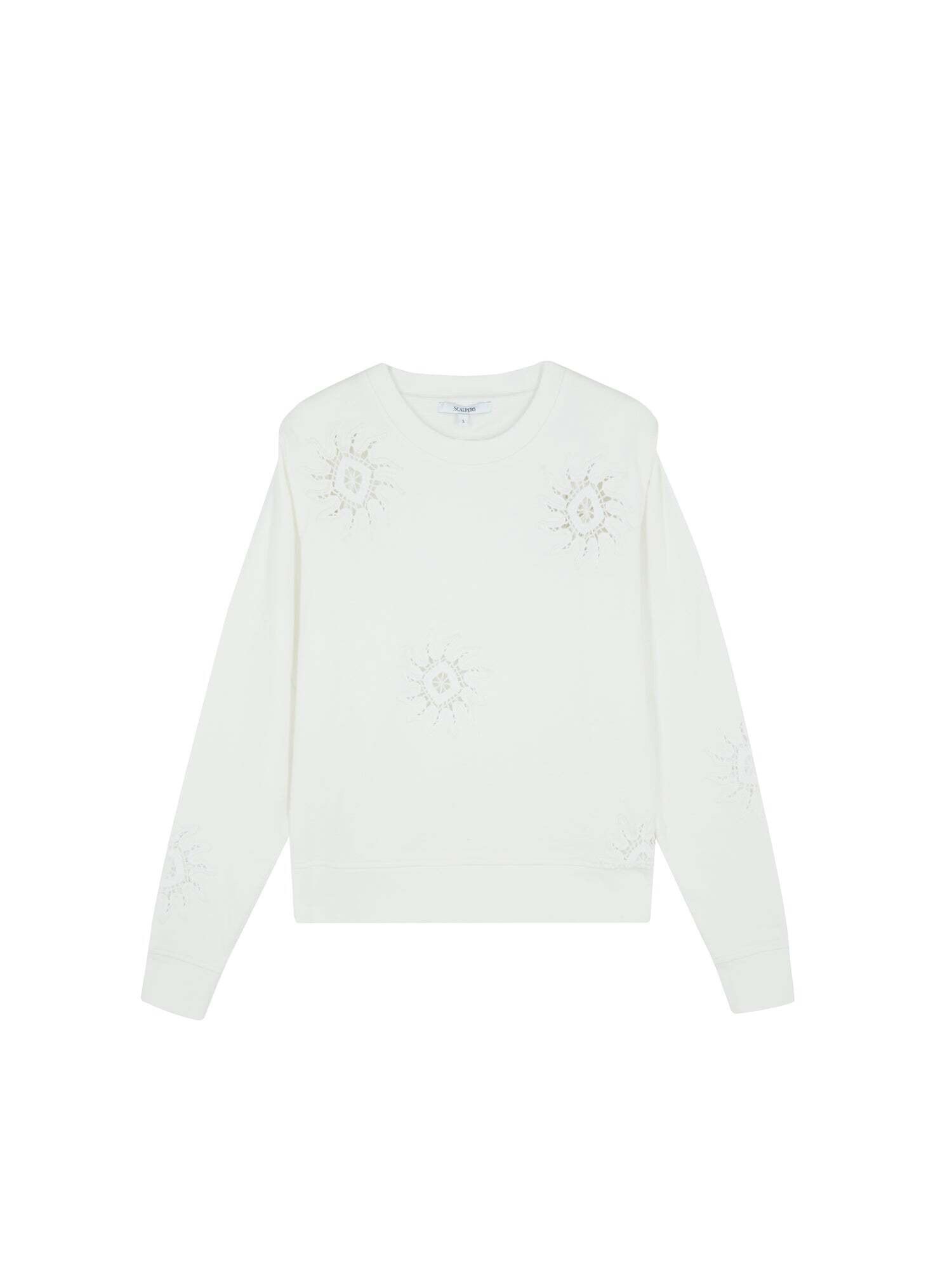 Scalpers Pulover  alb