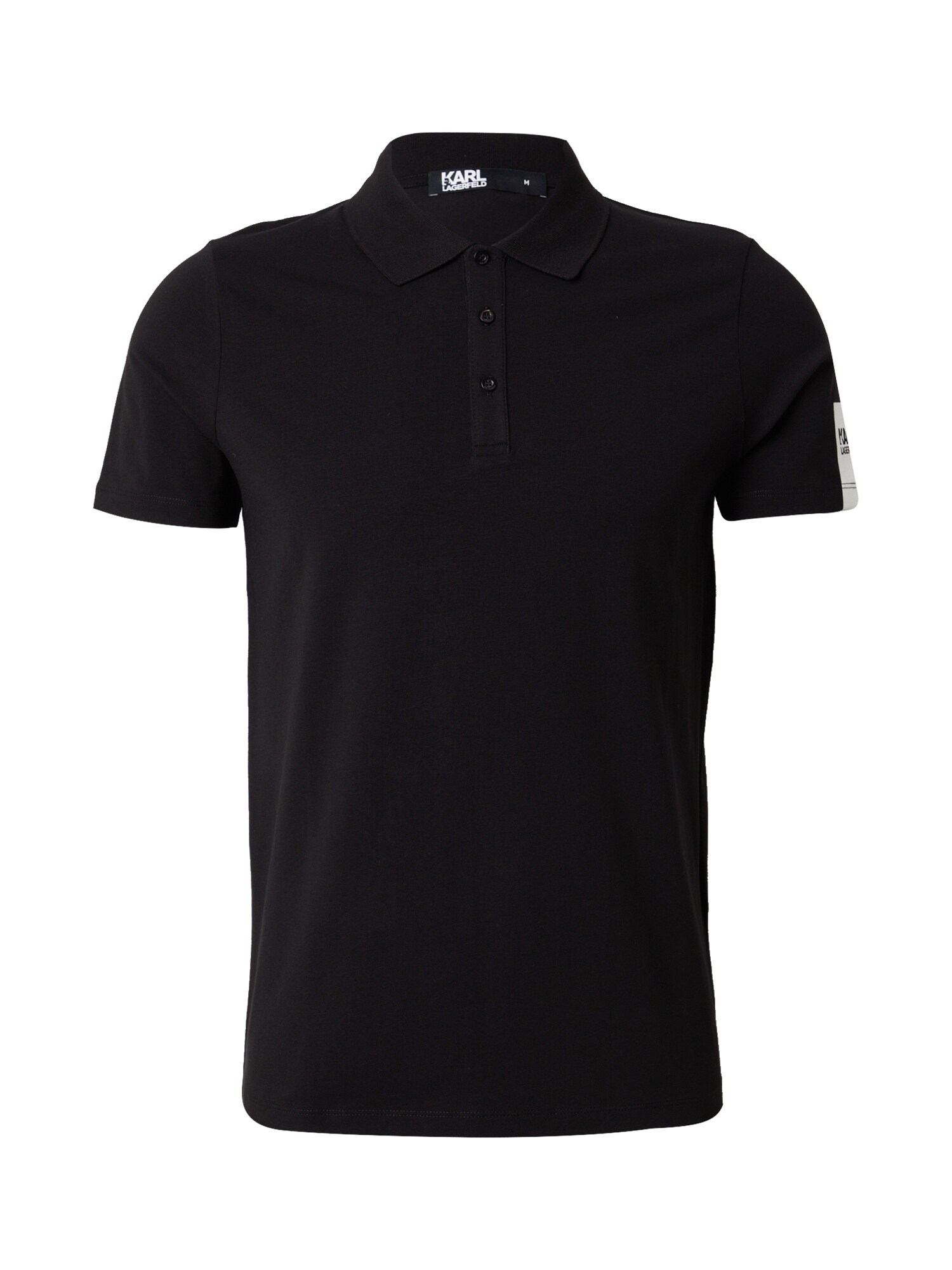 Karl Lagerfeld Tricou  negru / alb