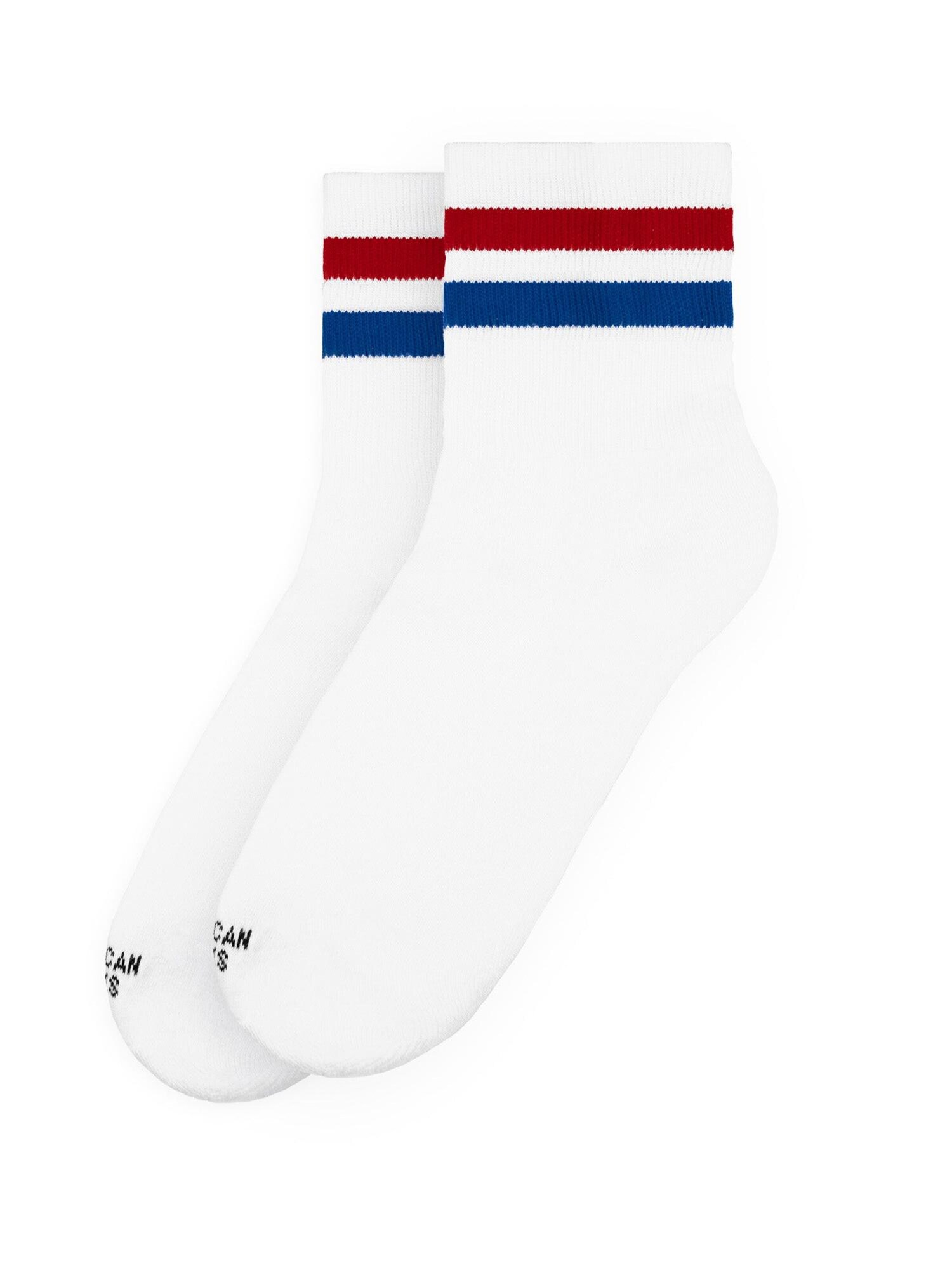 American Socks Calcetines 'Delorean' blanco
