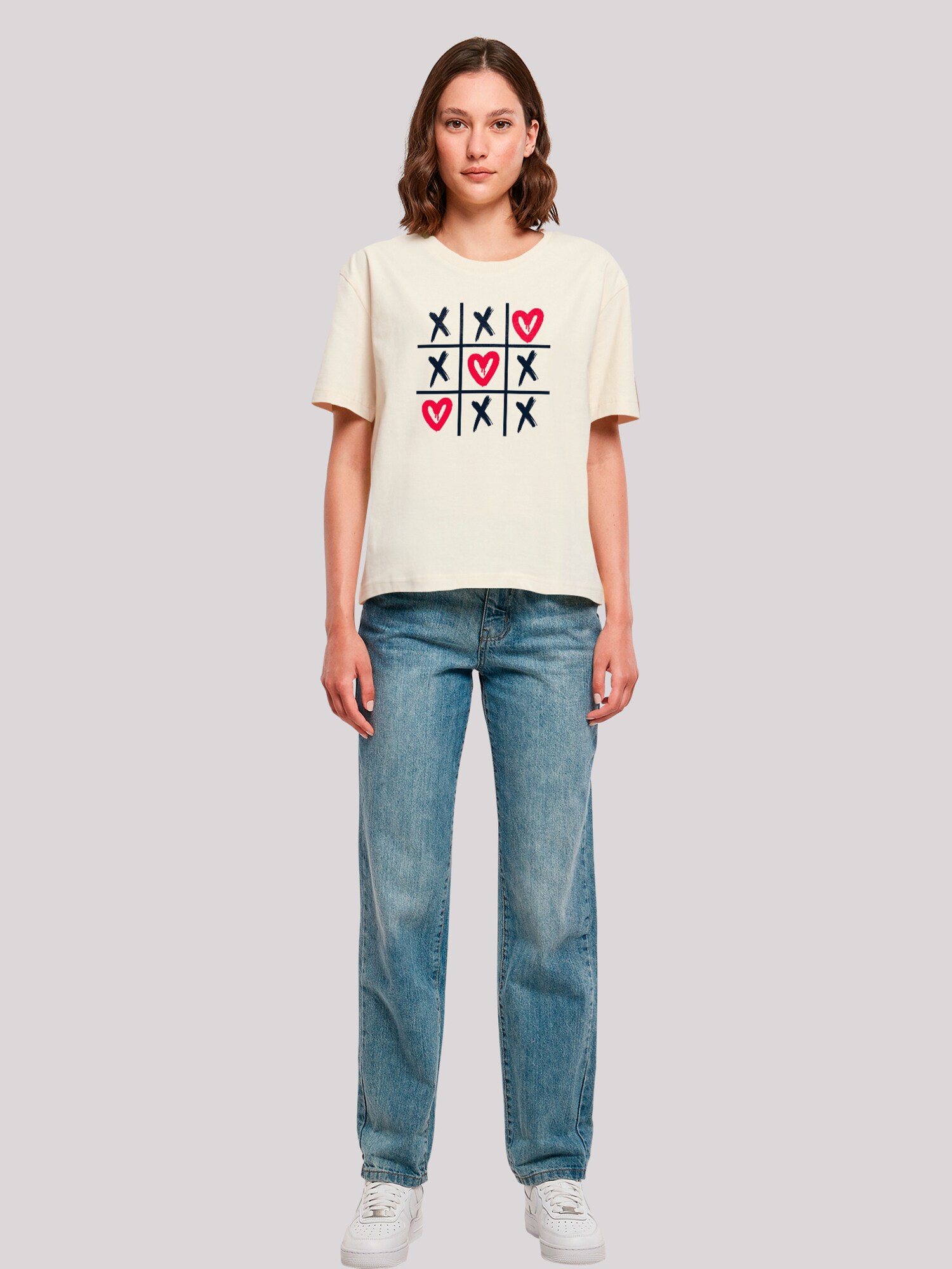 Thumbnail - F4NT4STIC T-Shirte Valentinstag Herz Tic Tac Toe