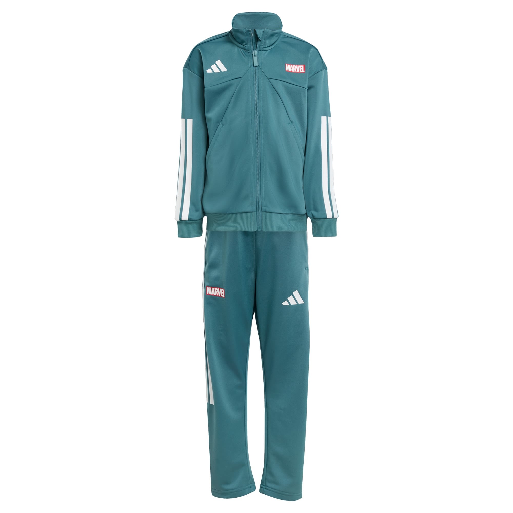 ADIDAS SPORTSWEAR Costum de trening Marvel Spider-Man  verde smarald / roșu / negru / alb