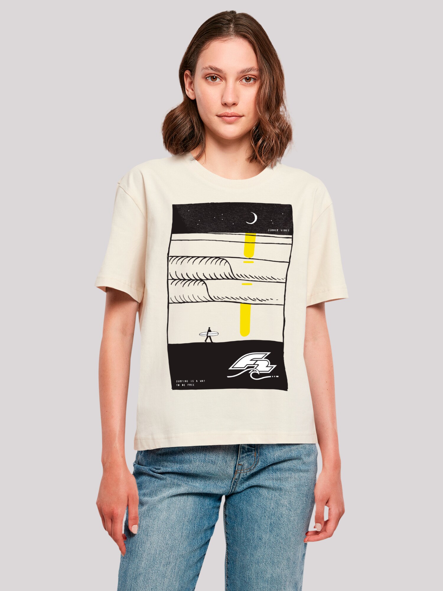 Thumbnail - F2 T-Shirt Be Free Surfer Style Sommer