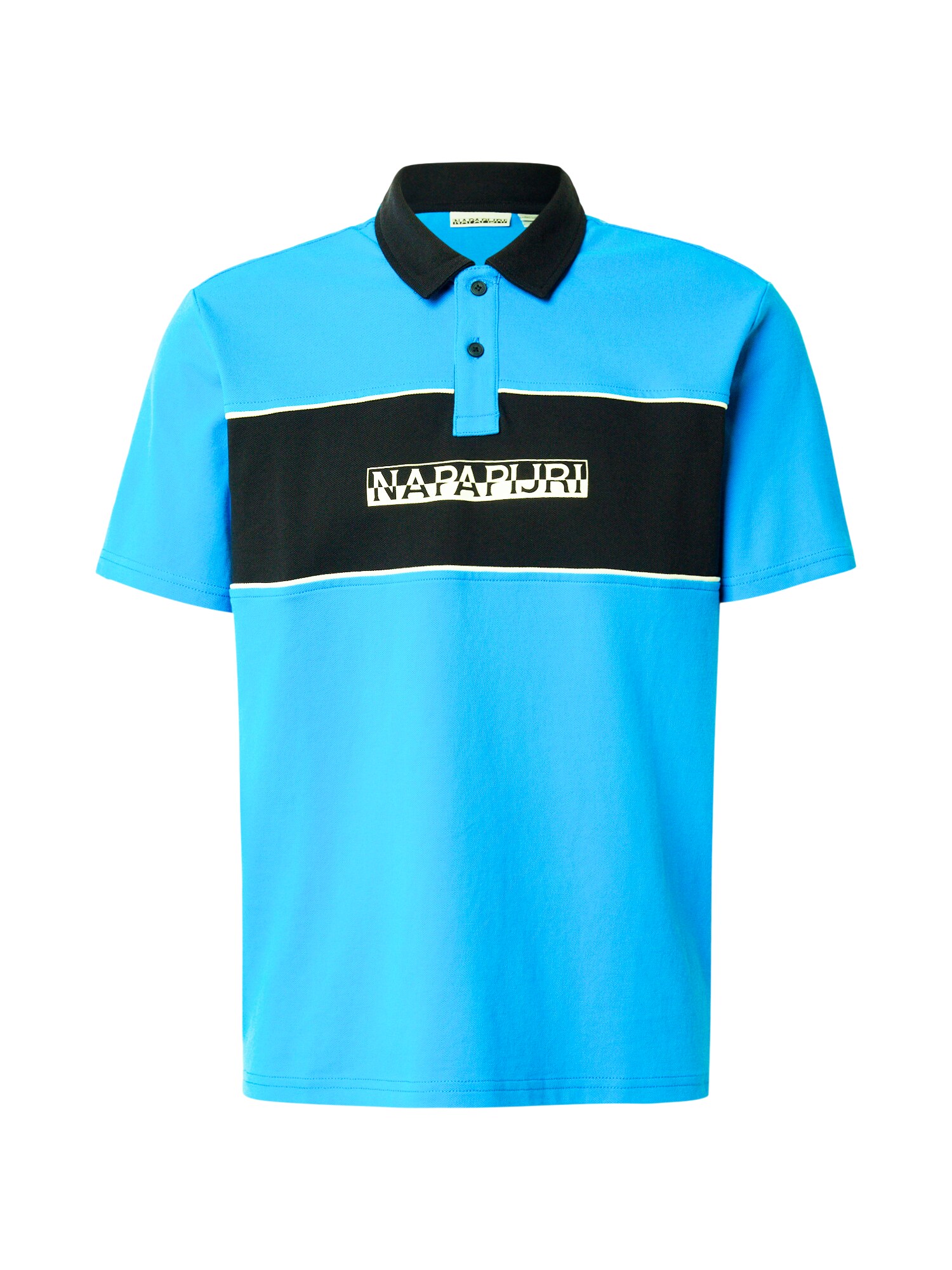 NAPAPIJRI Tricou 'EKIM'  azur / negru / alb