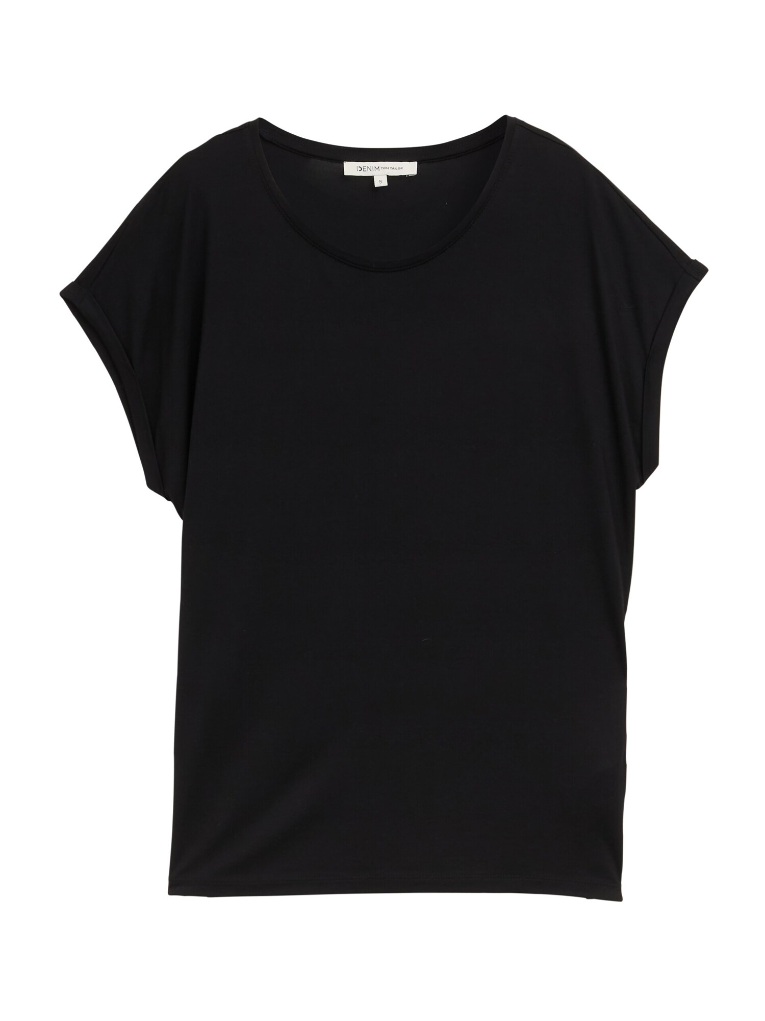TOM TAILOR DENIM Tricou  negru