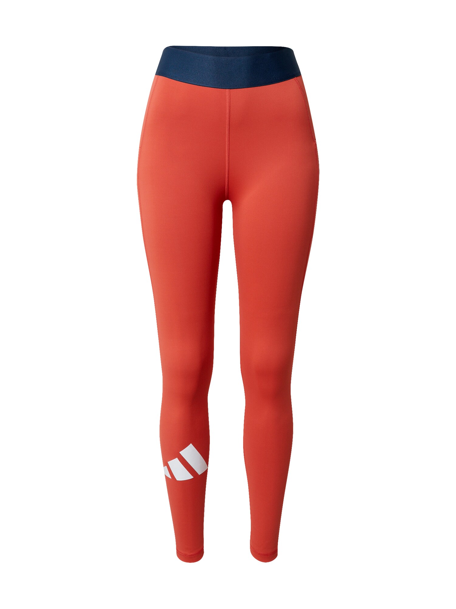 ADIDAS PERFORMANCE Sportinės kelnės  oranžinė-raudona / tamsiai mėlyna / balta