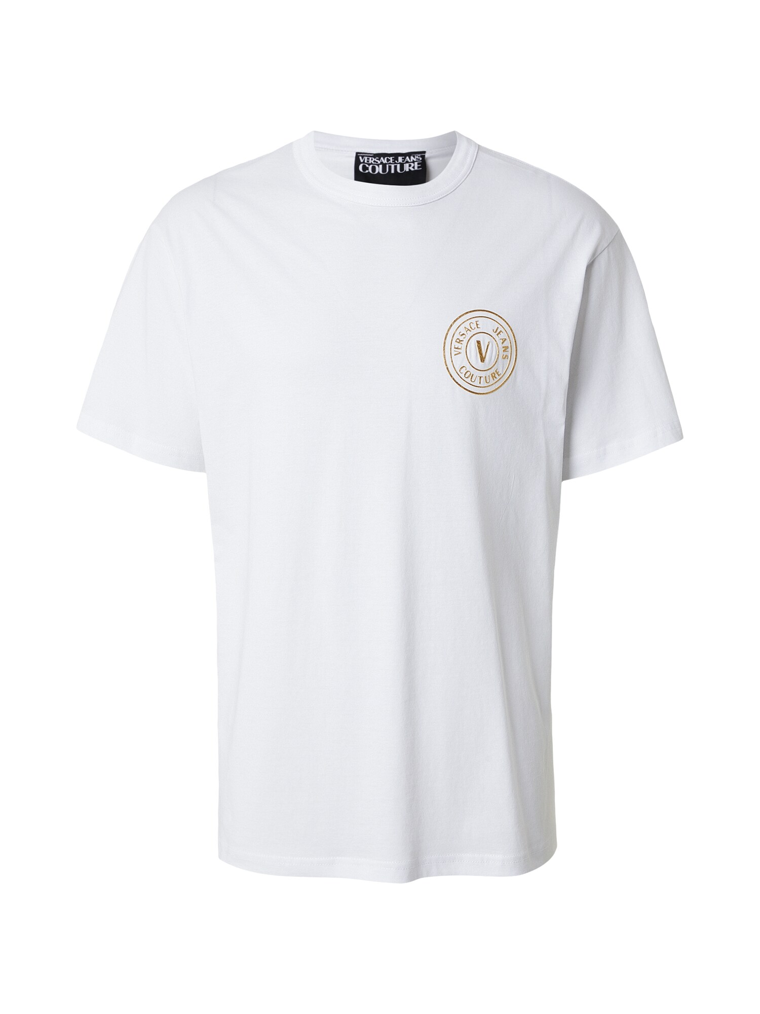 Versace Jeans Couture Tricou  auriu / alb