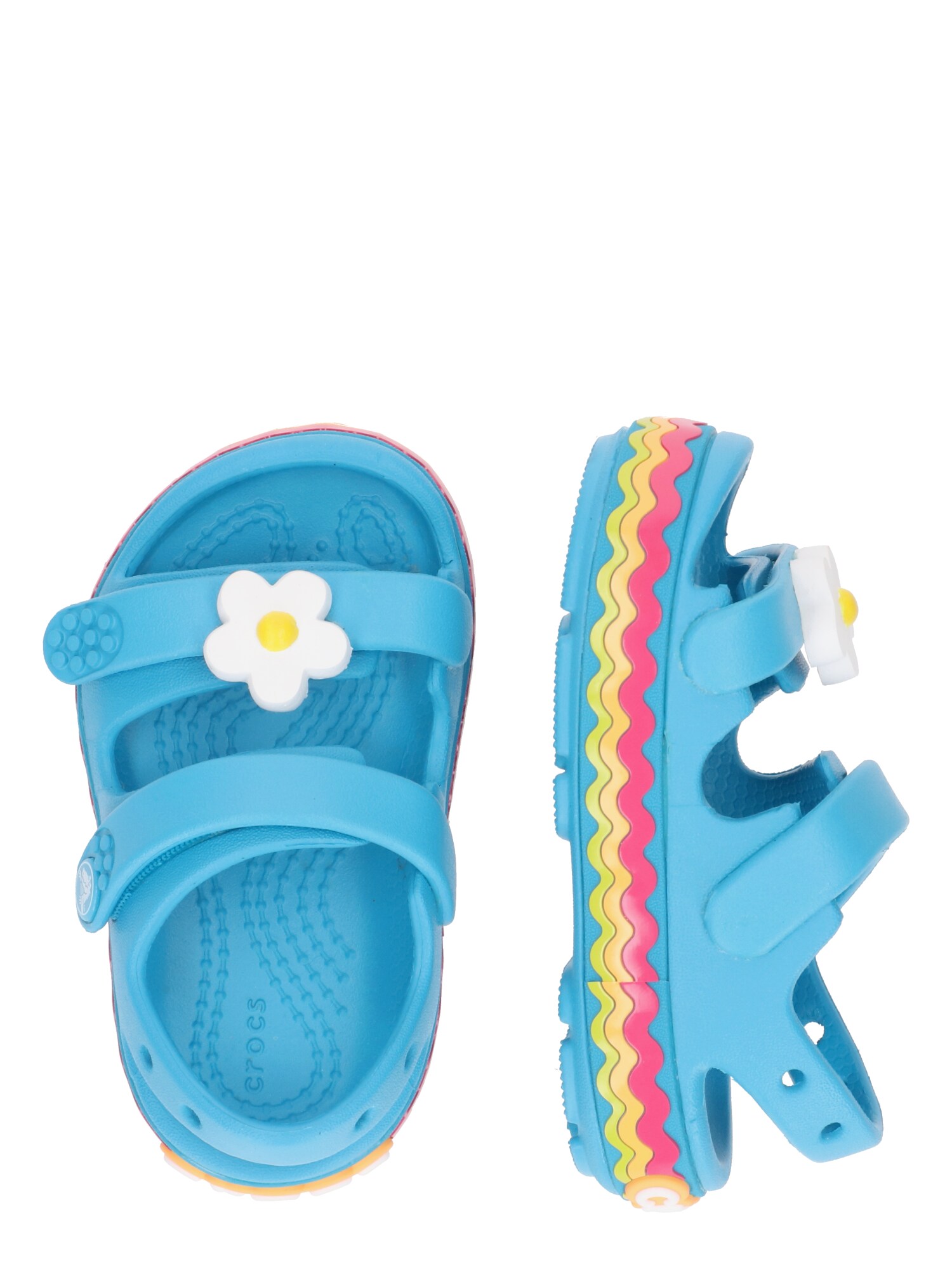 Crocs Nyitott cipők 'Crocband Cruiser'  azúr / sárga / fehér termék 2. képe