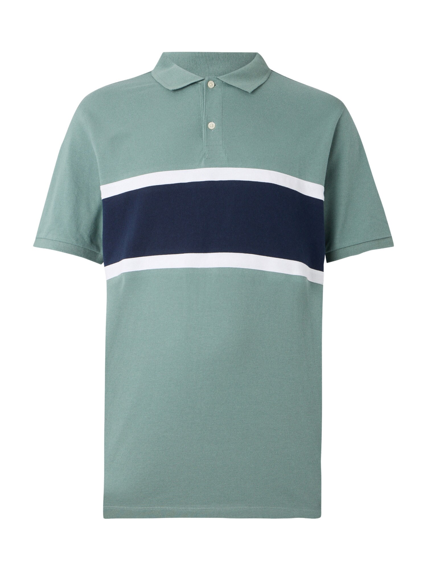 GAP Tricou 'NOVELTY'  albastru închis / verde mentă / alb
