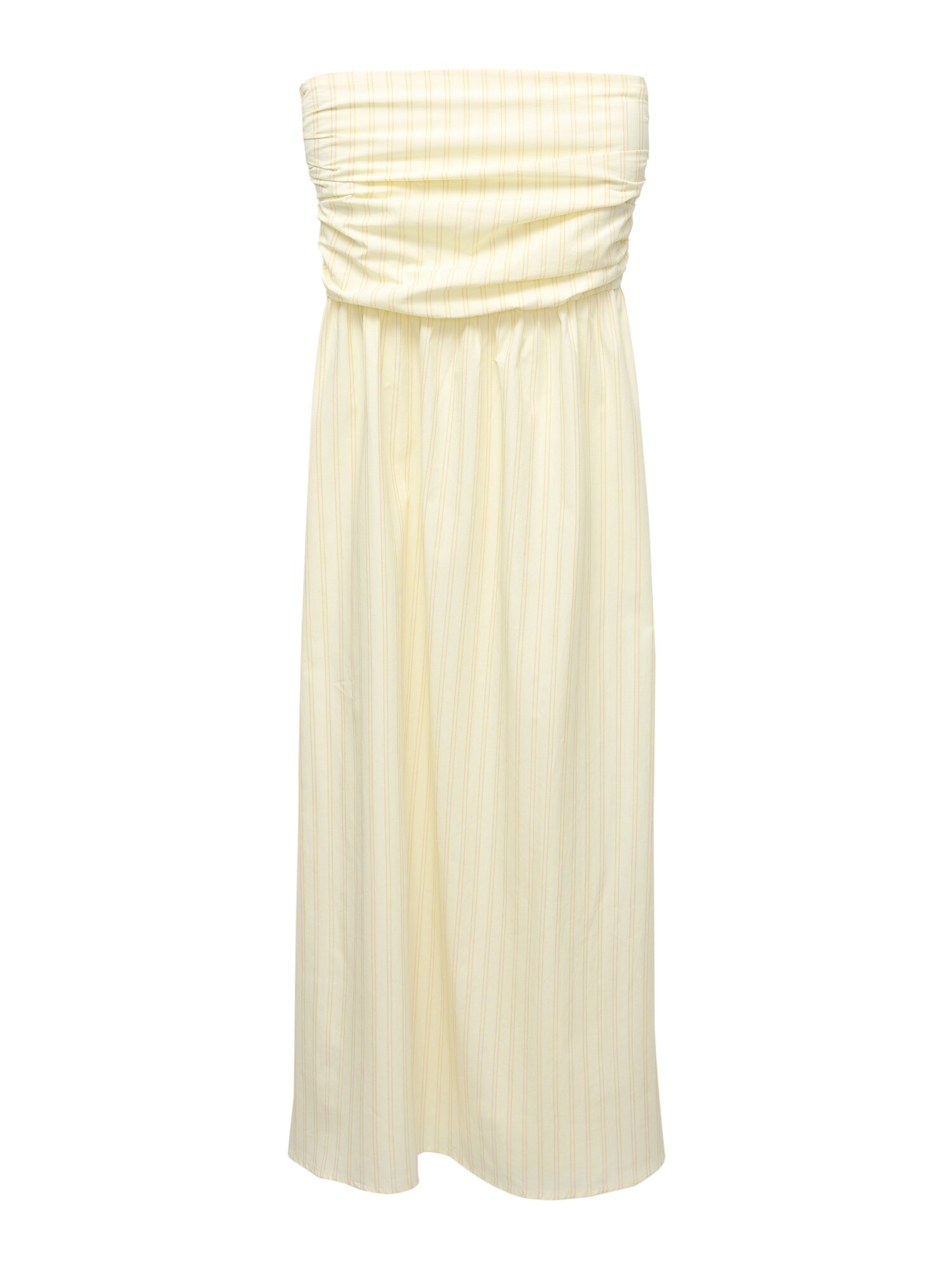 Pull&Bear Rochie de vară  galben curry / galben pastel / alb