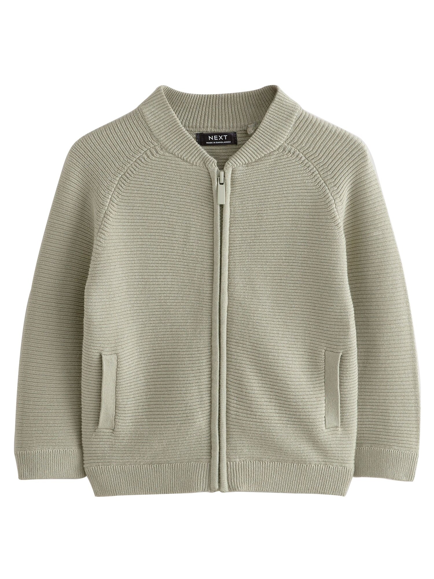 Next Geacă tricotată  verde