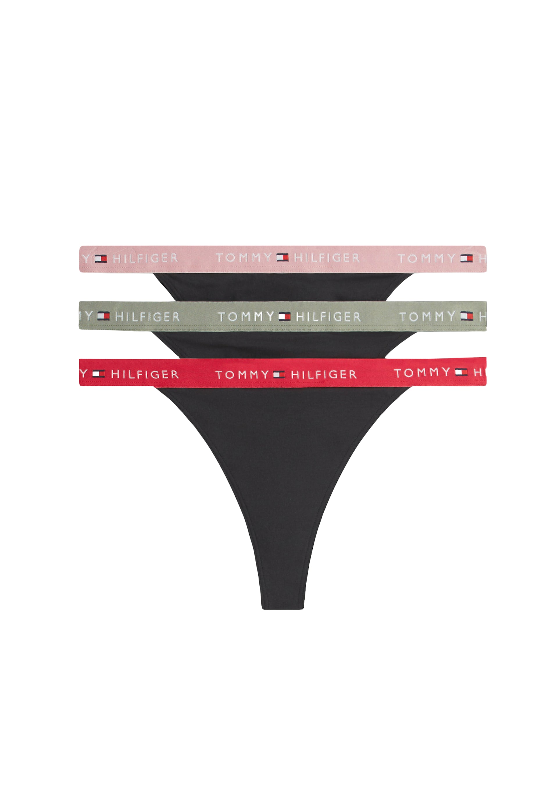 Tommy Hilfiger Underwear String ljusgrön / rosa / röd dam