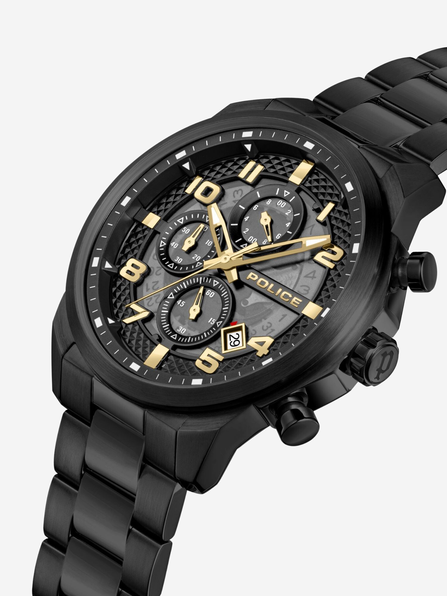 POLICE Reloj analógico 'Soul'  oro / negro – imagen 3