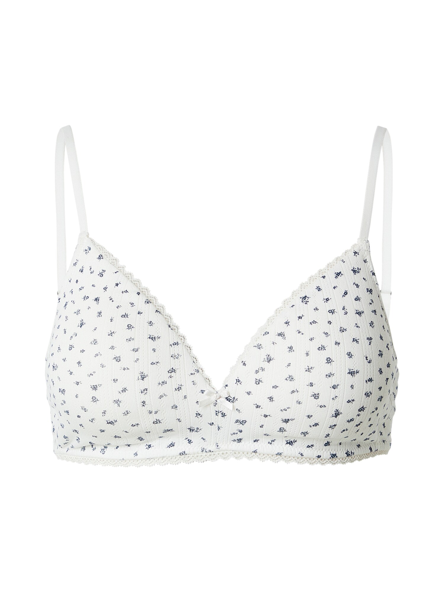 Lindex Sutien  albastru gențiană / alb