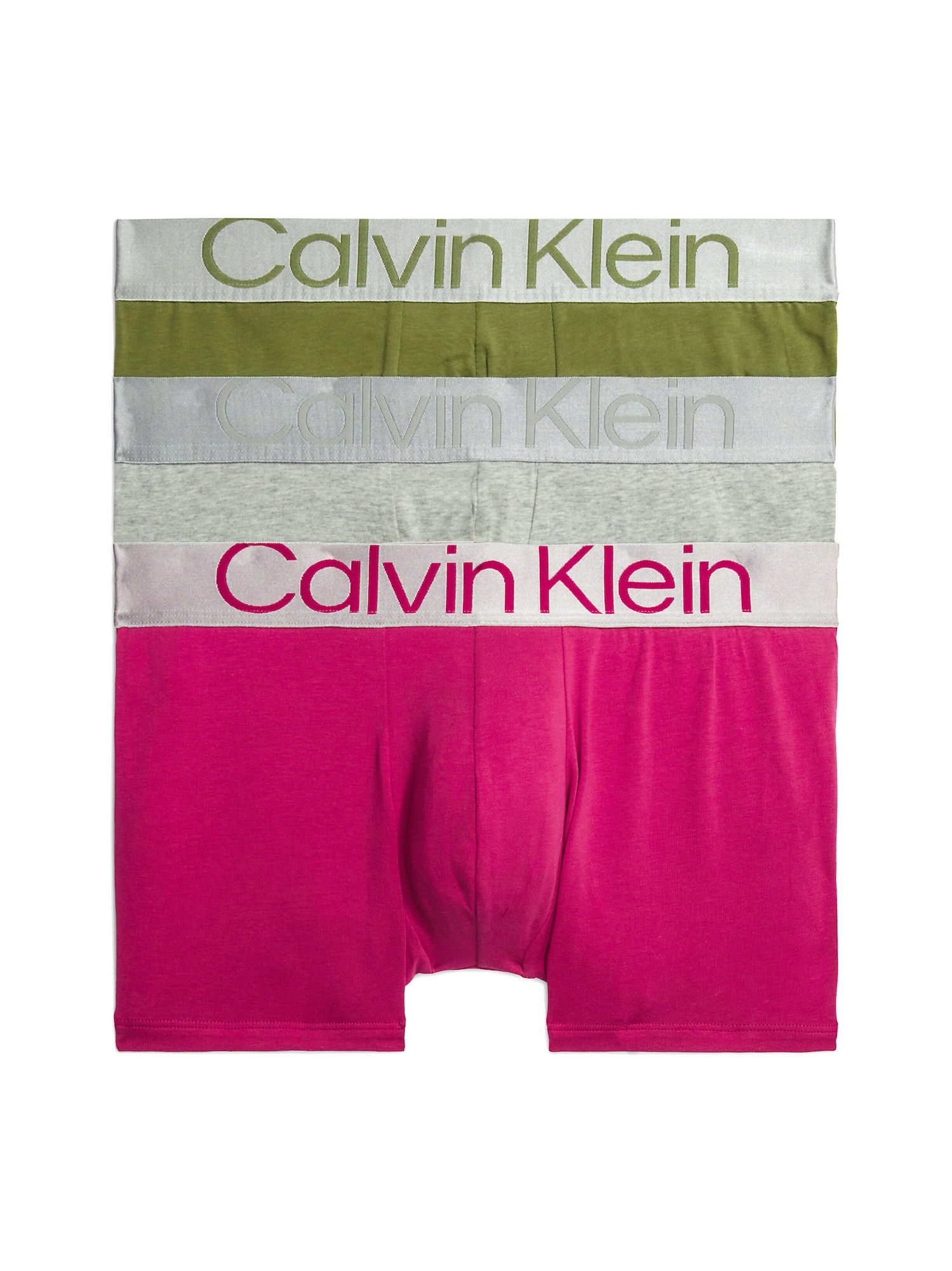 Calvin Klein Underwear Боксерки  сиво / сив меланж / ябълка / питая