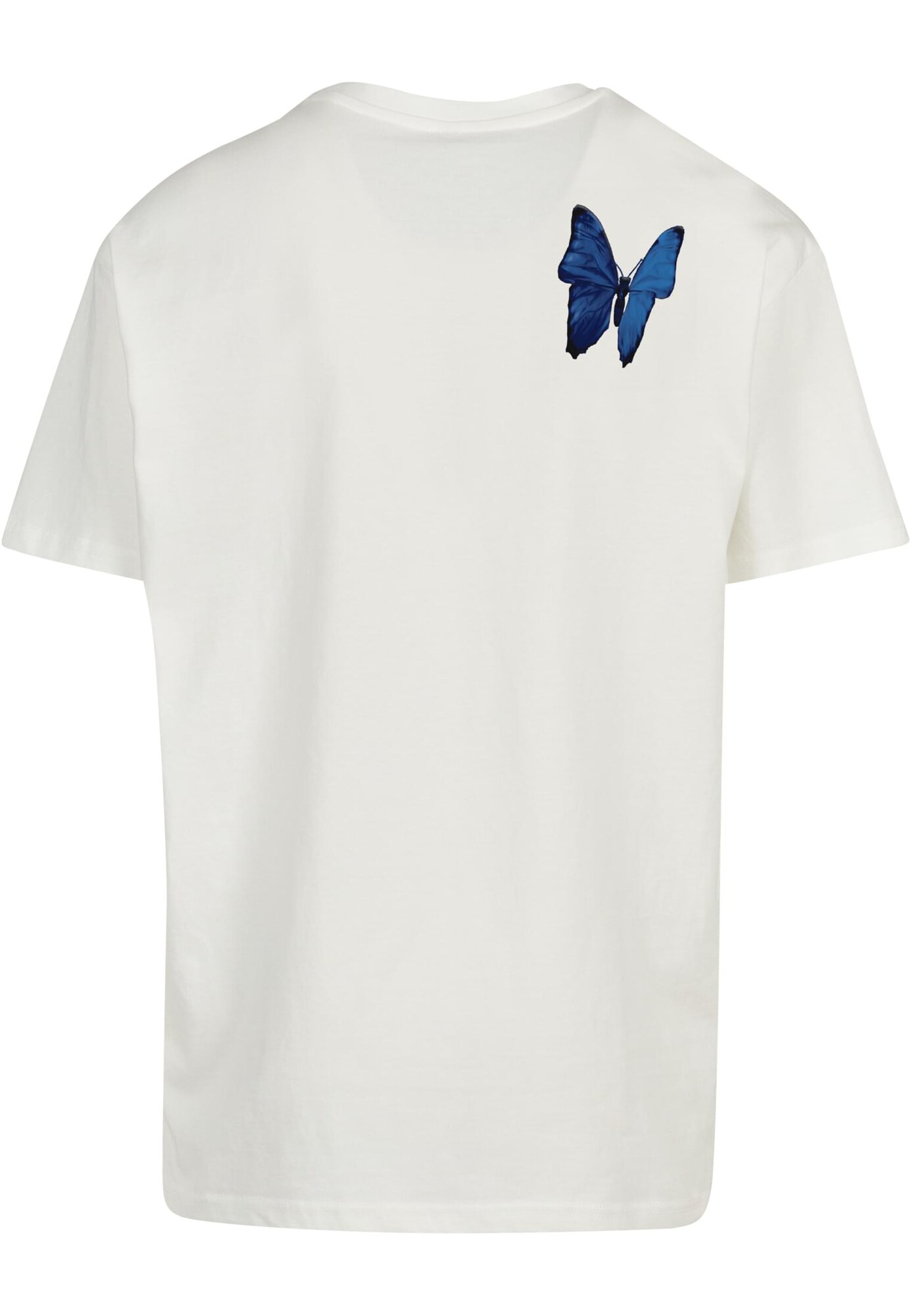 MT Upscale Póló 'Le Papillon'  azúr / taupe / fekete / fehér termék 2. képe