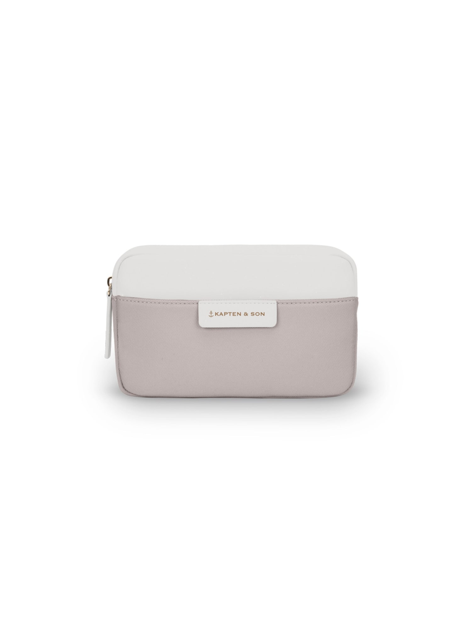 Kapten & Son Taška cez rameno 'Bergen Crossbody' farby bahna / svetlosivá