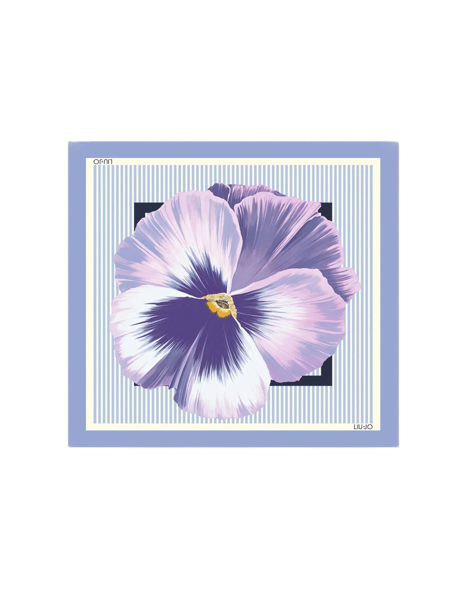 Liu Jo Šál '2A6053 T2745'  svetlomodrá / orchideová / biela