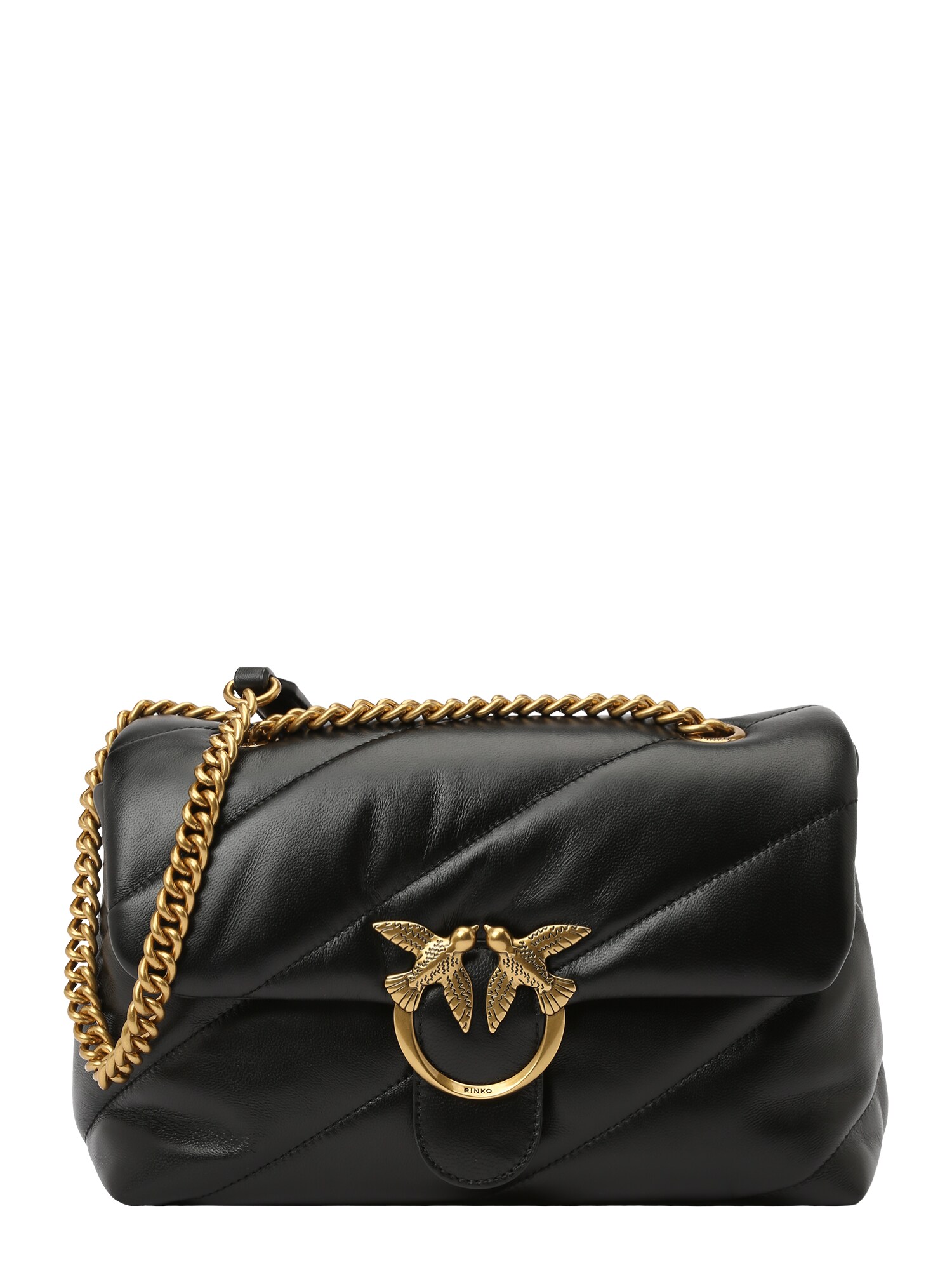 PINKO Geantă de umăr Love Classic  negru