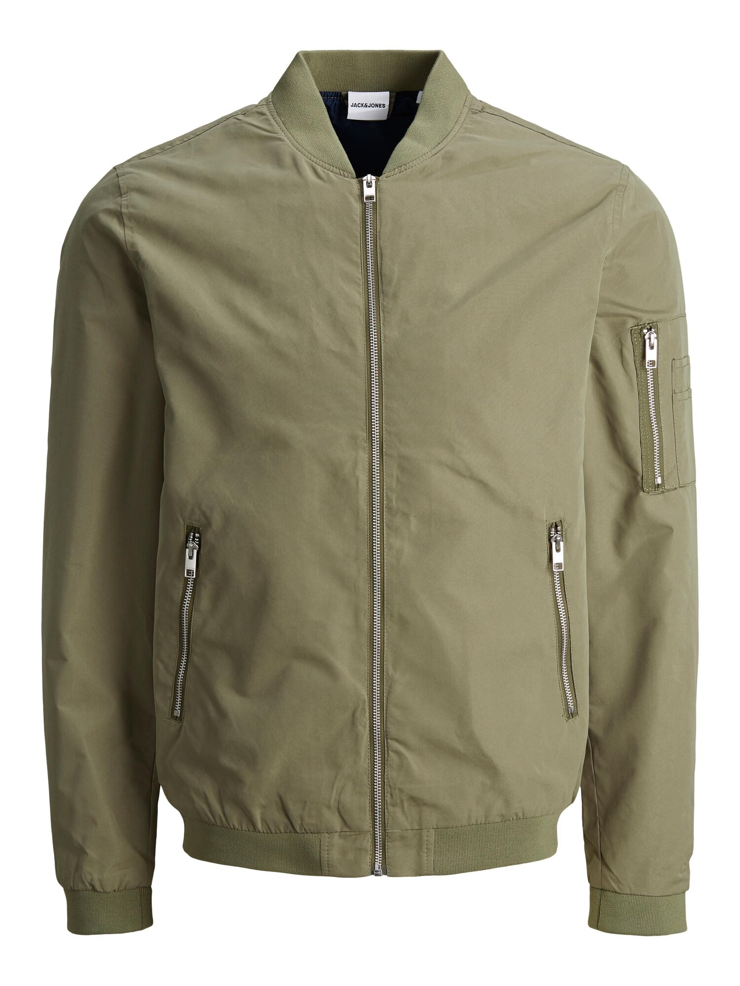 JACK & JONES Demisezoninė striukė  rusvai žalia