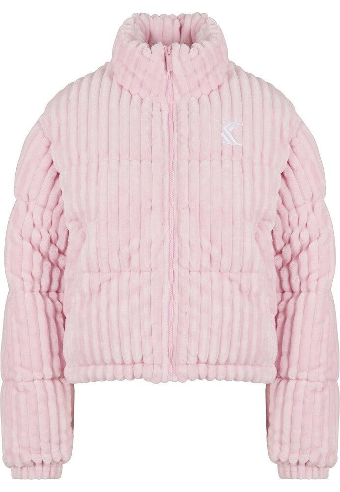 Karl Kani Übergangsjacke Damen Größe S rosa / weiß