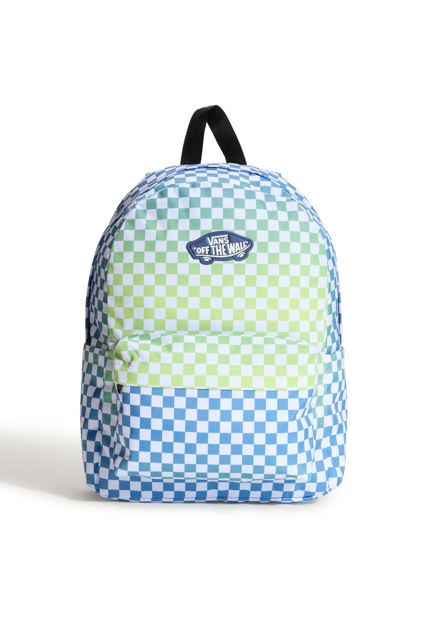 VANS Rucsac Old Skool azuriu / verde limetă / alb