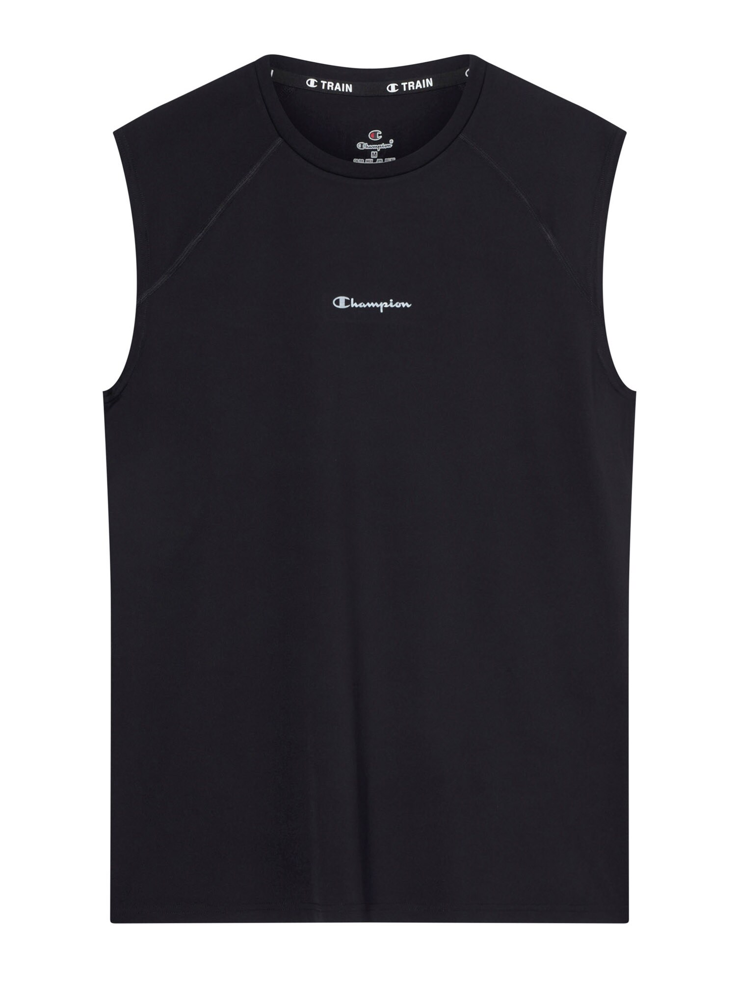 Champion Authentic Athletic Apparel Tricou funcțional  negru / alb