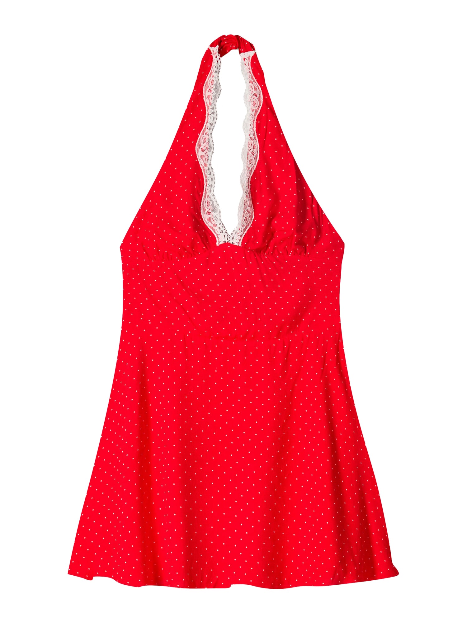 Bershka Rochie  roșu / alb