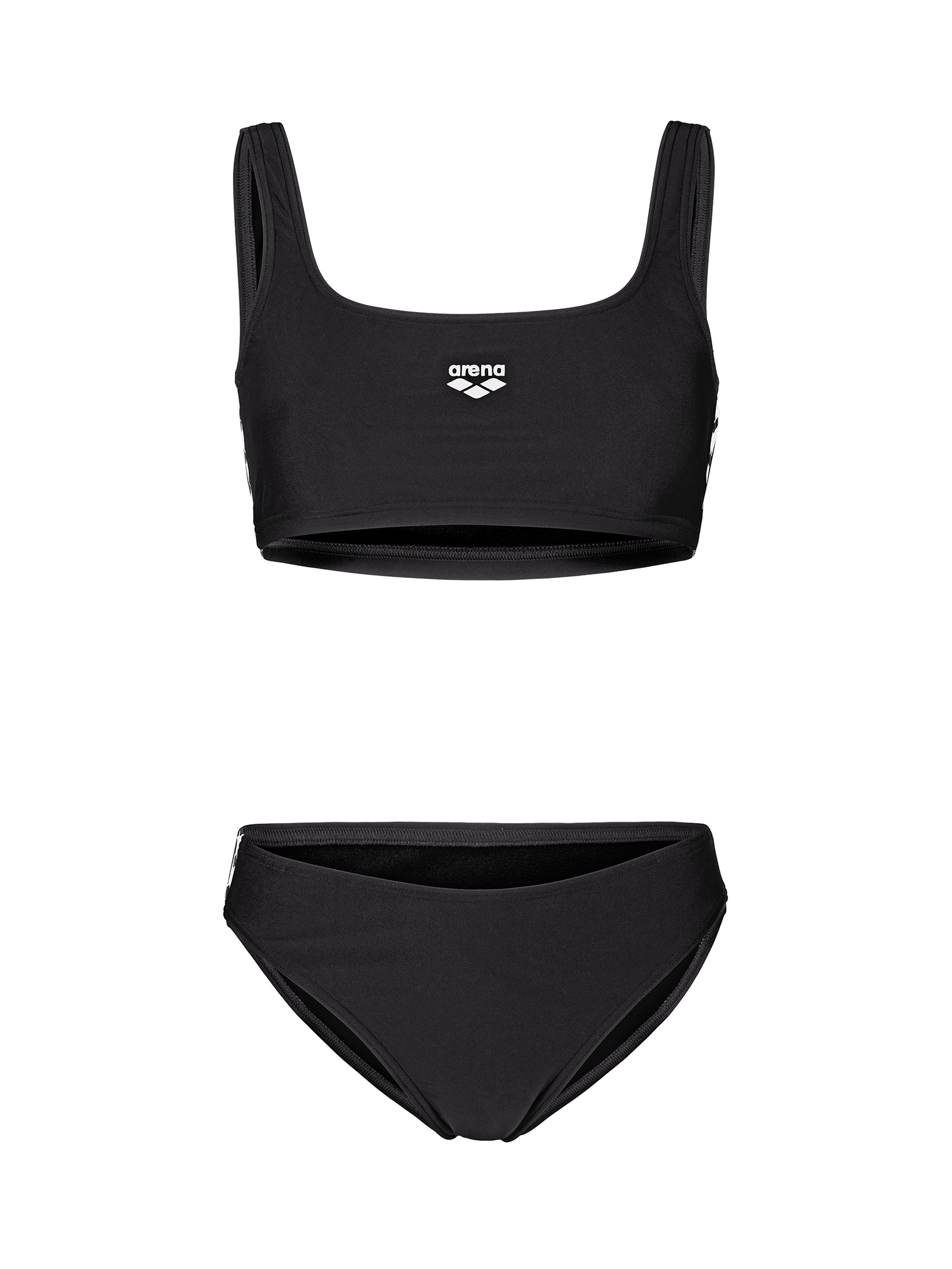 ARENA Costum de baie două piese ICONS  negru / alb