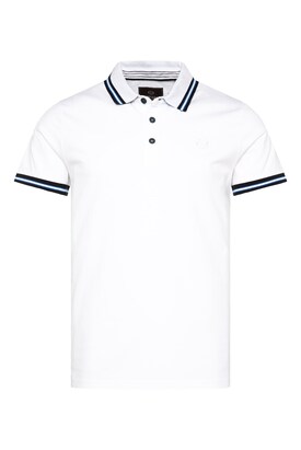 camp david Shirt Blauw / Navy / Wit