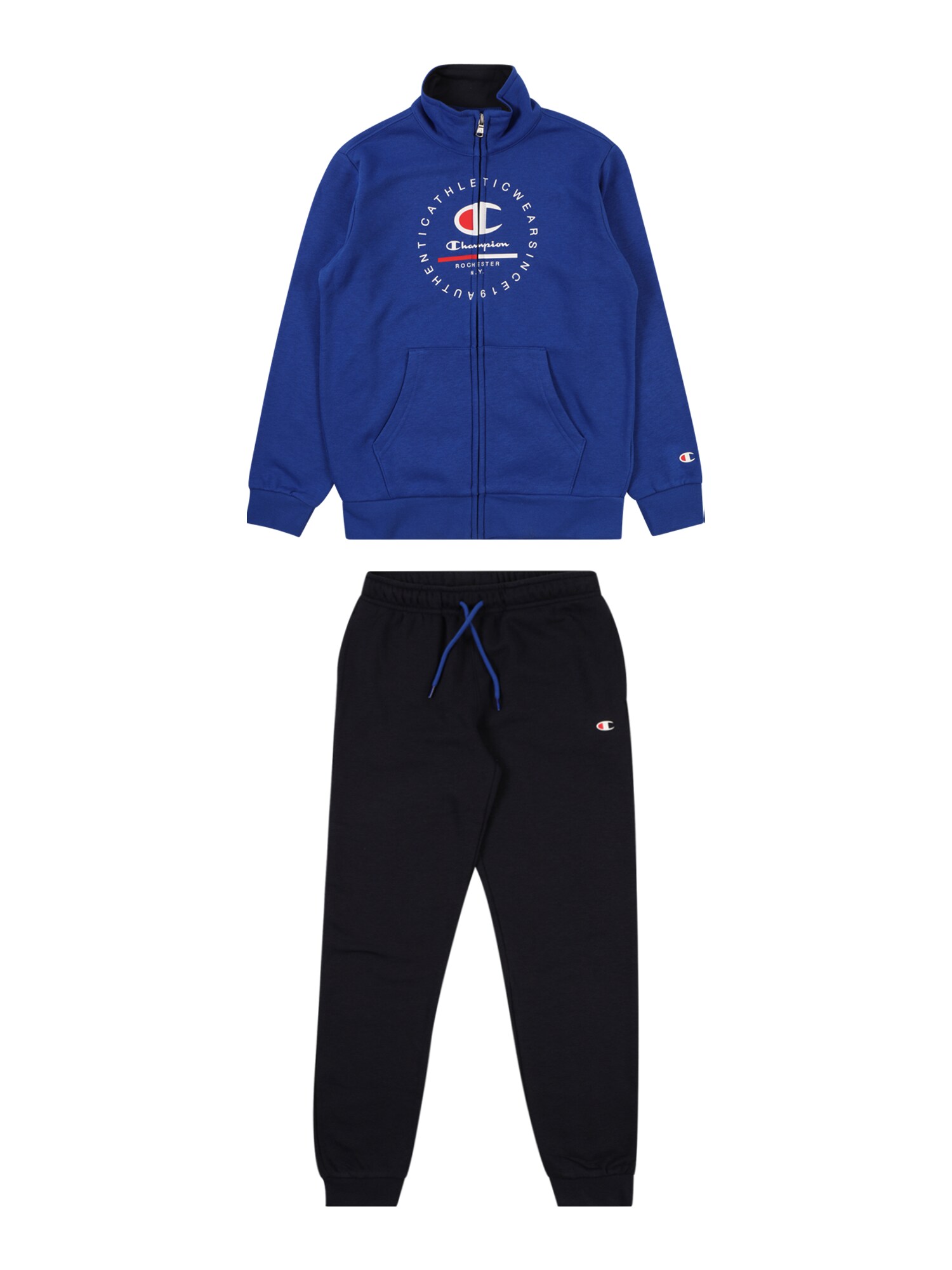 Champion Authentic Athletic Apparel Joggingová súprava  modrá / tmavomodrá / červená / biela