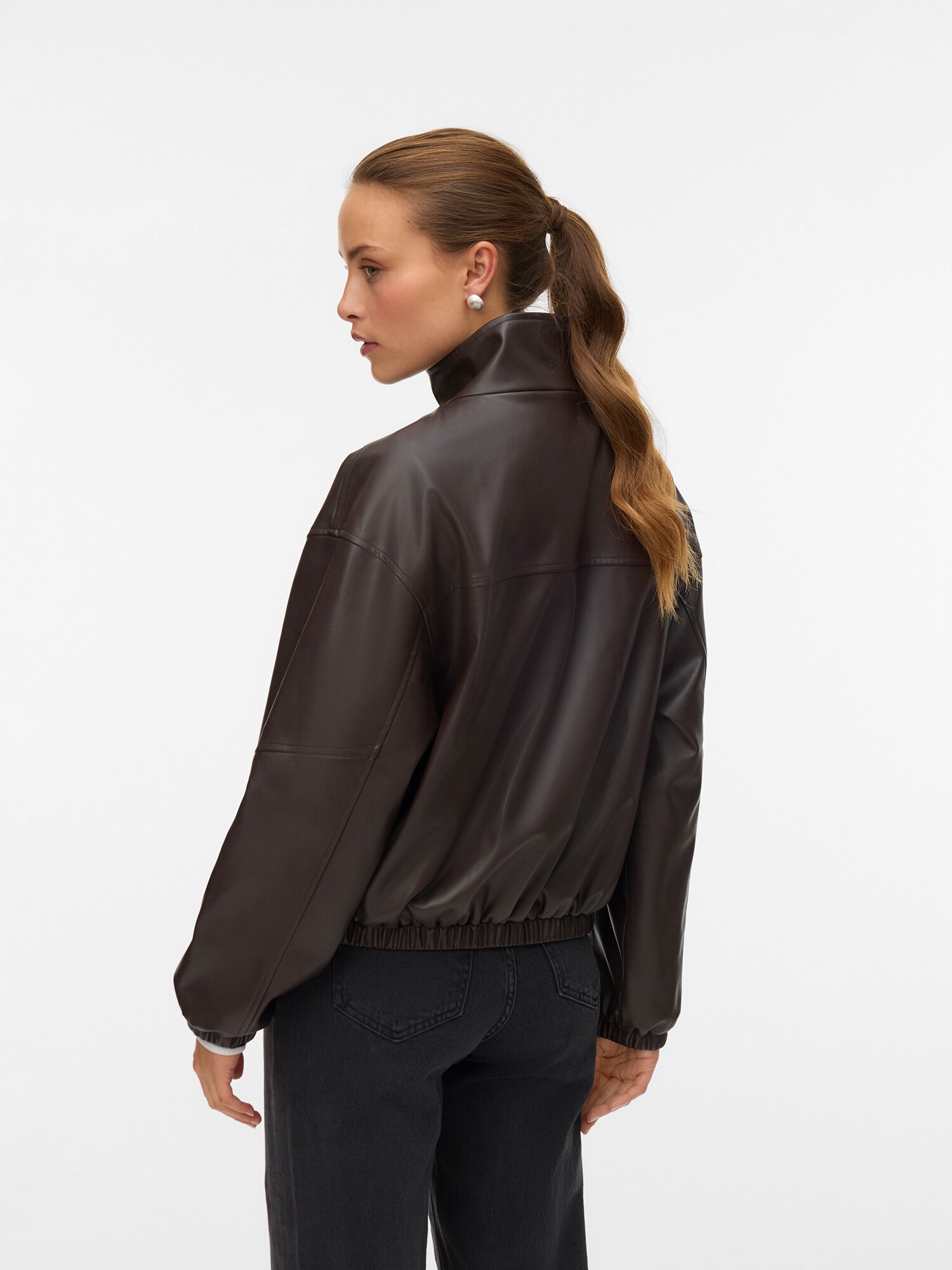 VERO MODA Prechodná bunda 'VMPOLLY'  čokoládová (obrázok 3)