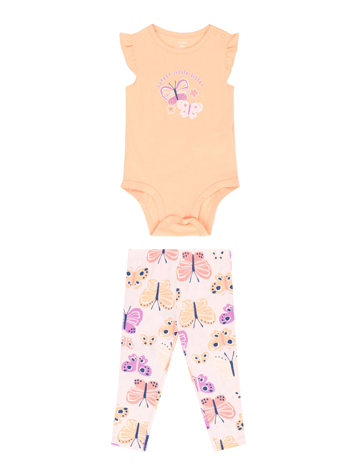 Carter's Set  fialová / oranžová / lososová