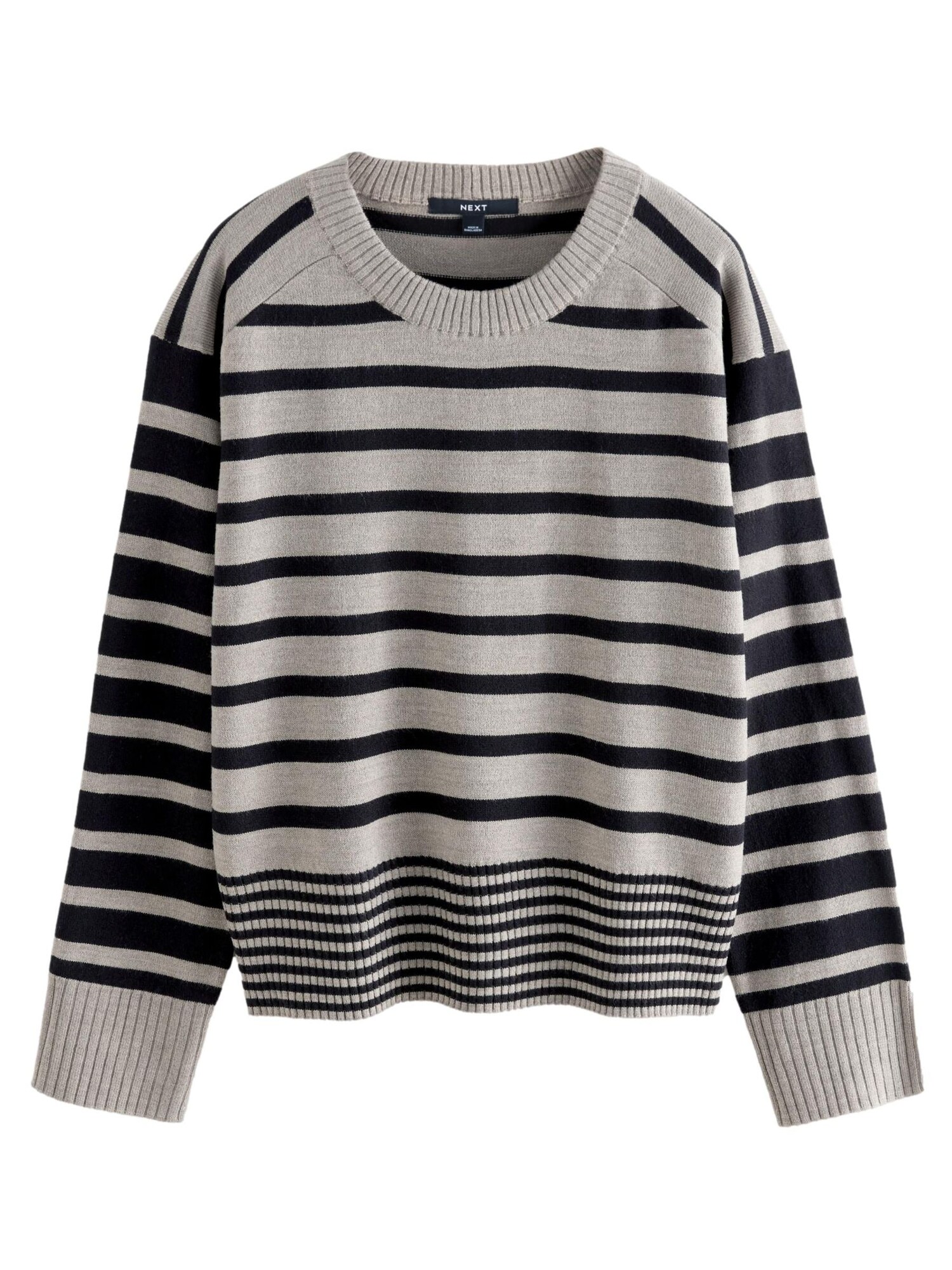 Next Pulover  gri / negru