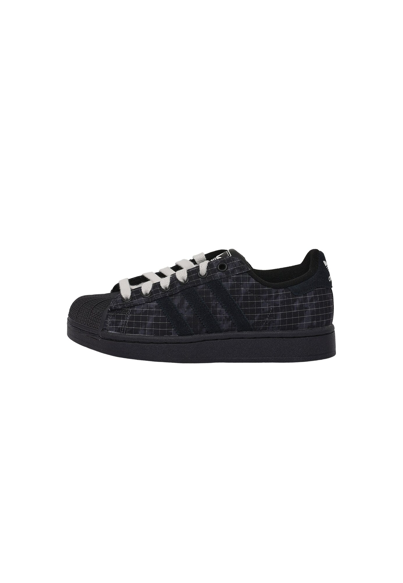 ADIDAS ORIGINALS Sneaker SUPERSTAR II gri închis / negru / alb