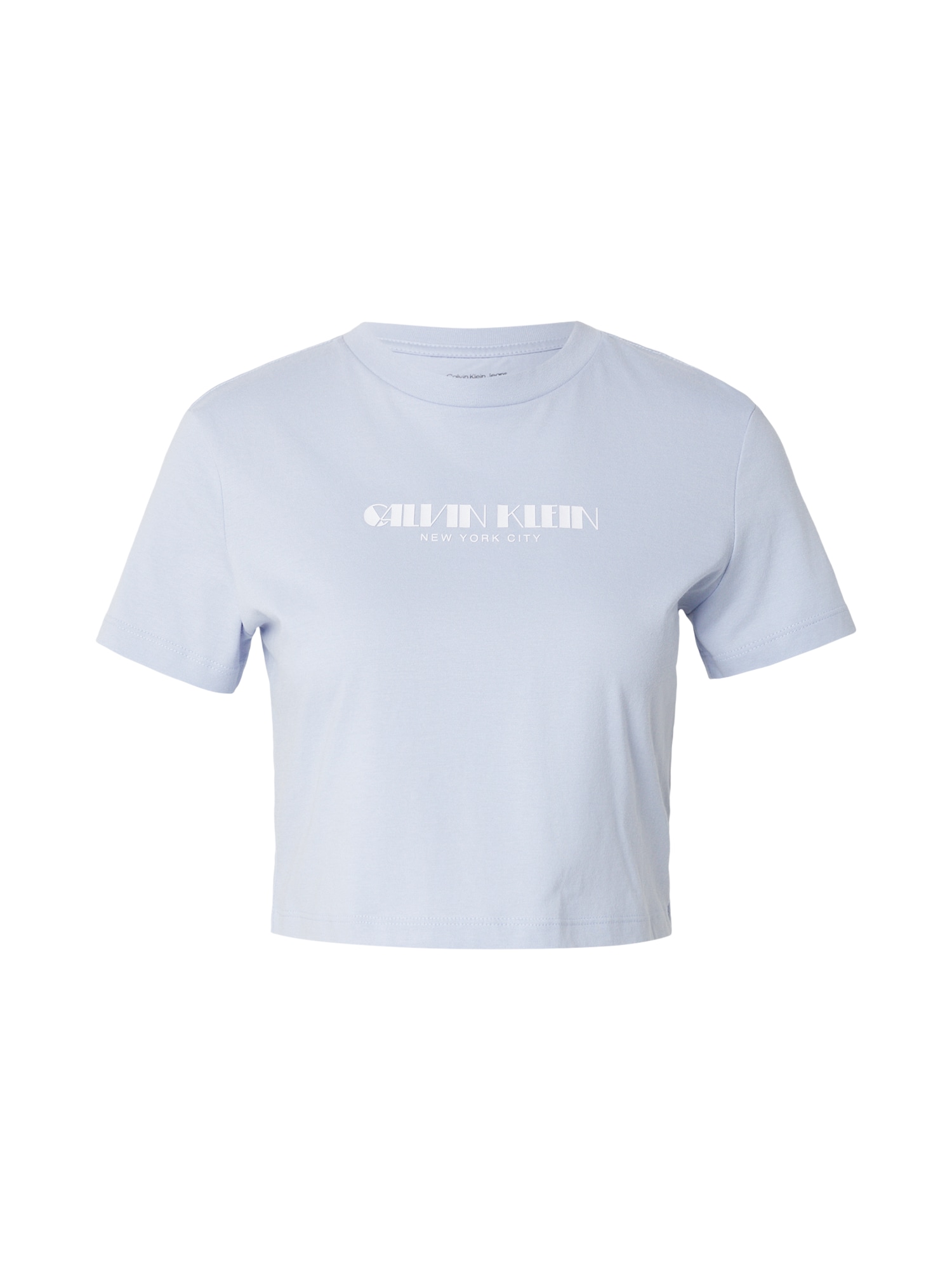 Calvin Klein Jeans Tricou mov deschis / alb