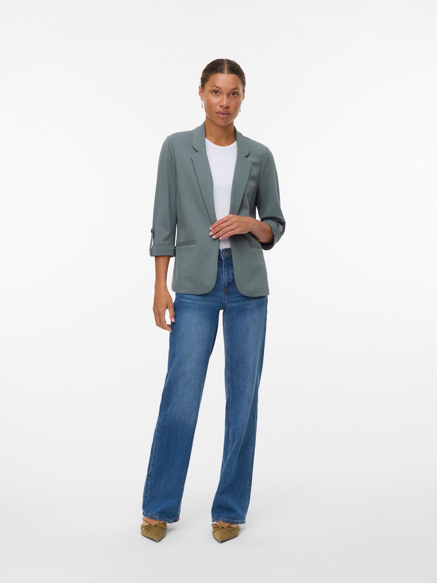VERO MODA Blejzer 'VMEva'  zelená (obrázok 4)