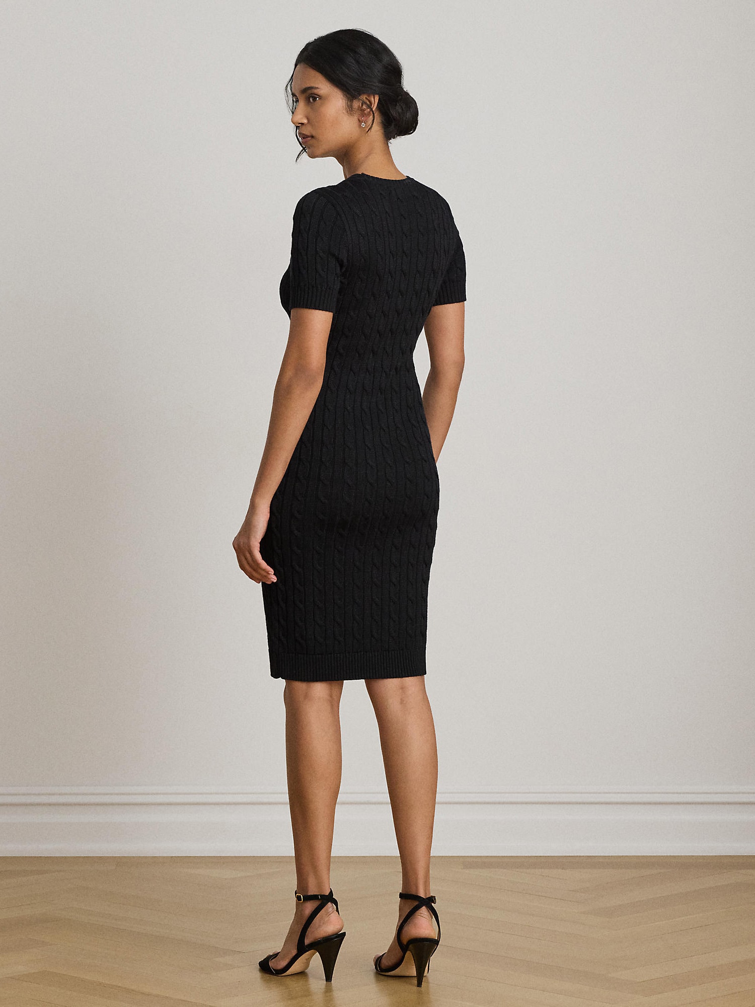 Lauren Ralph Lauren Vestido de punto negro – imagen 15