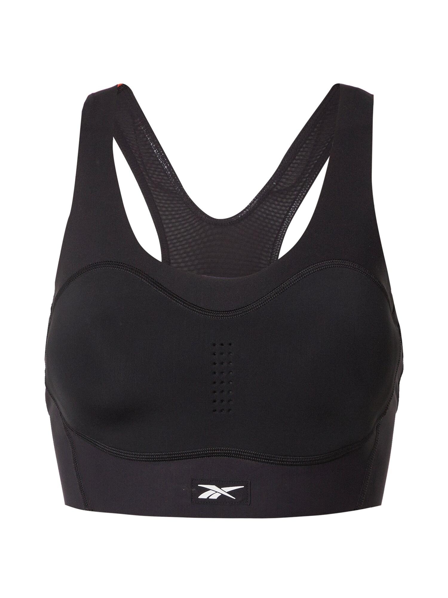 Reebok Športová podprsenka  čierna / biela