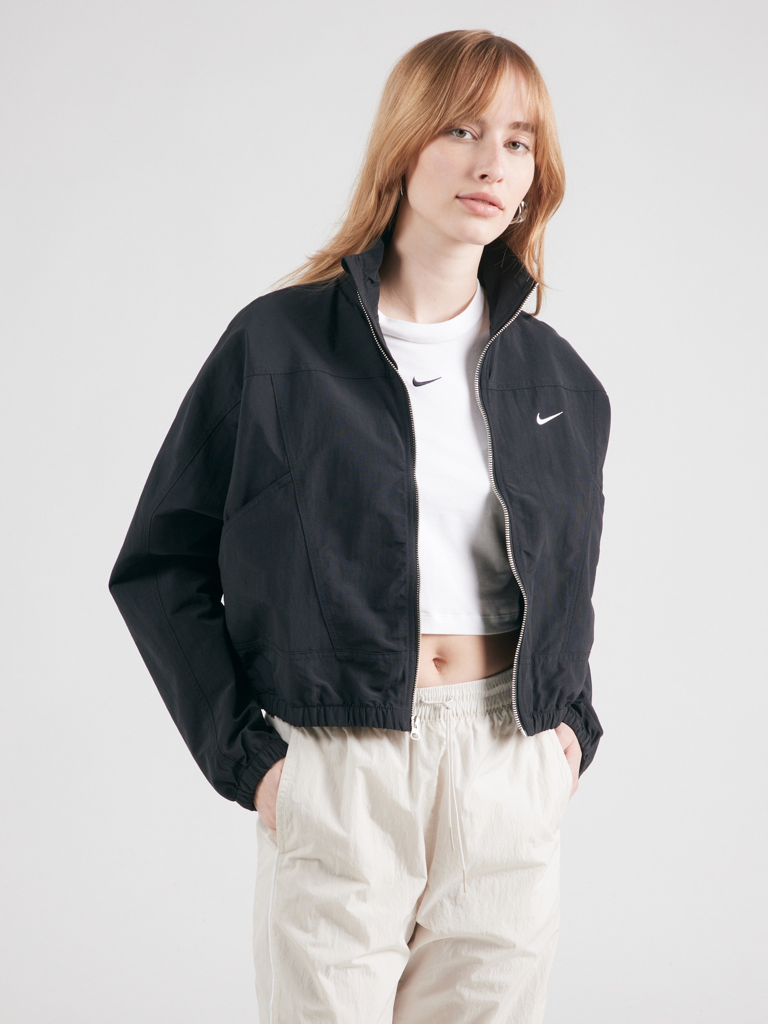 Nike Sportswear Átmeneti dzseki 'Everything'  fekete termék 2. képe