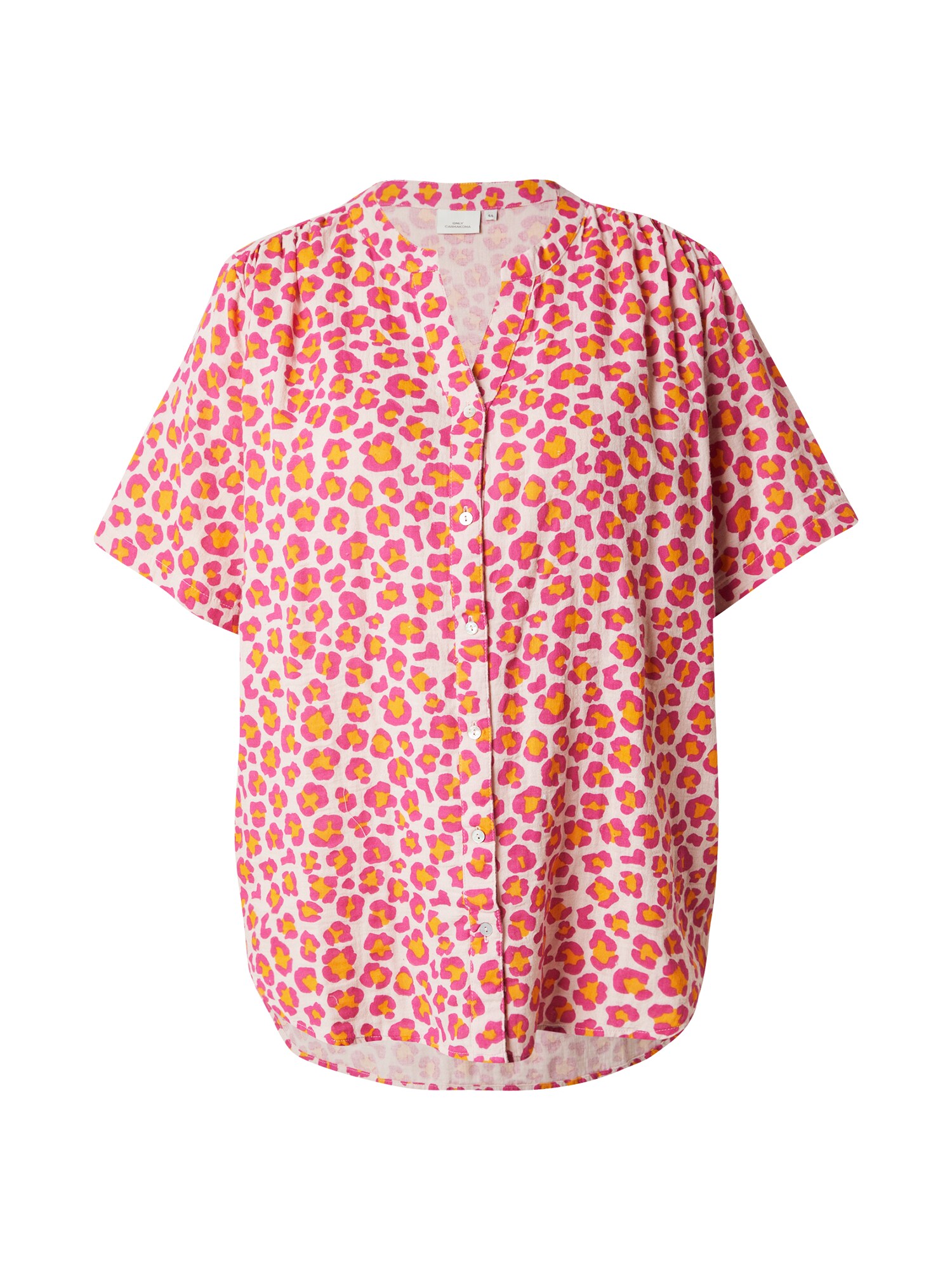 ONLY Carmakoma Blúzka 'CARTHYRA' oranžová / rosé / tmavoružová