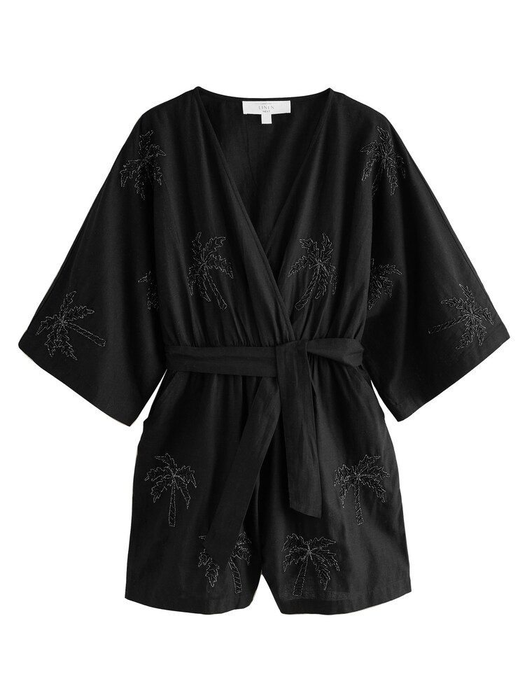 Next Bademantel Damen Größe XXXL schwarz