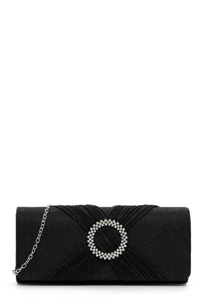 Tamaris Clutch 'Amalia' Damen Größe One Size schwarz / silber