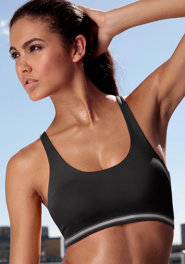 LASCANA ACTIVE, Sportmelltartók, fekete, 5 kép a 5 közül
