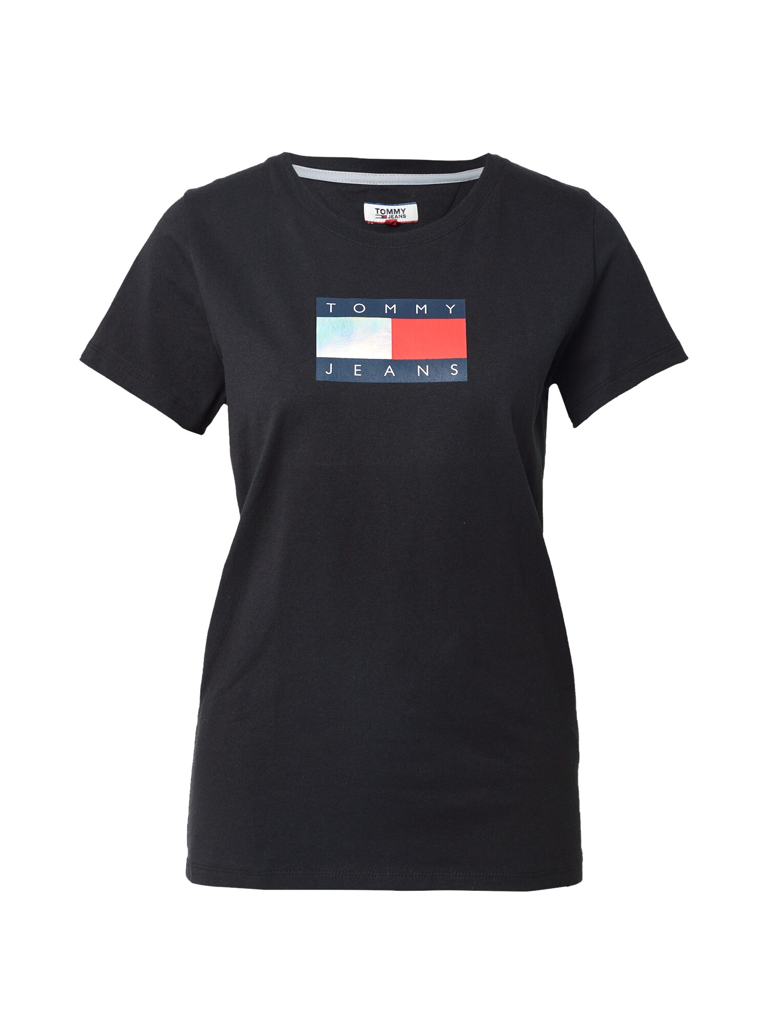 Tommy Jeans Marškinėliai  juoda / melionų spalva / balta / tamsiai mėlyna