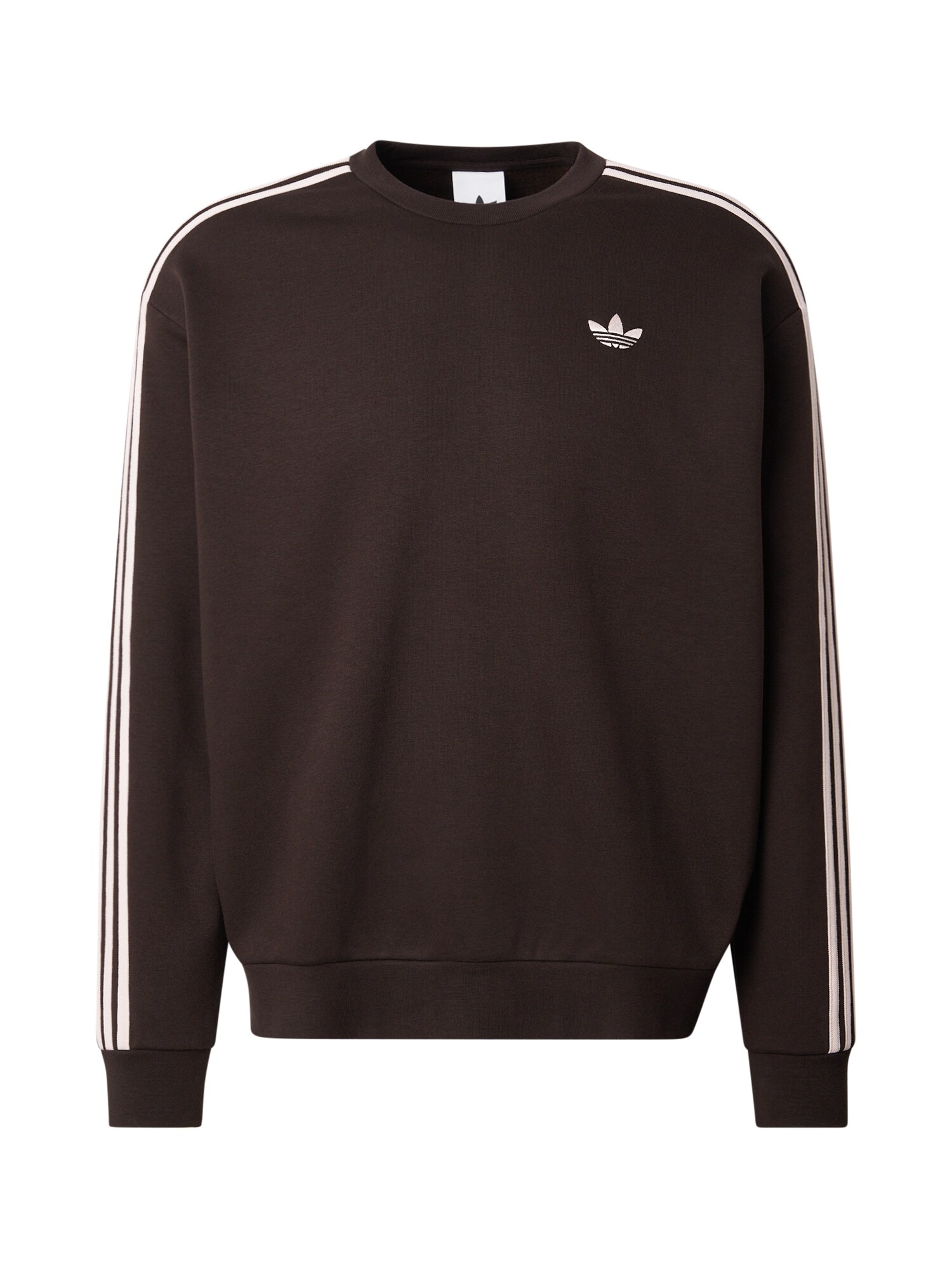 ADIDAS ORIGINALS Bluză de molton  ciocolatiu / rosé