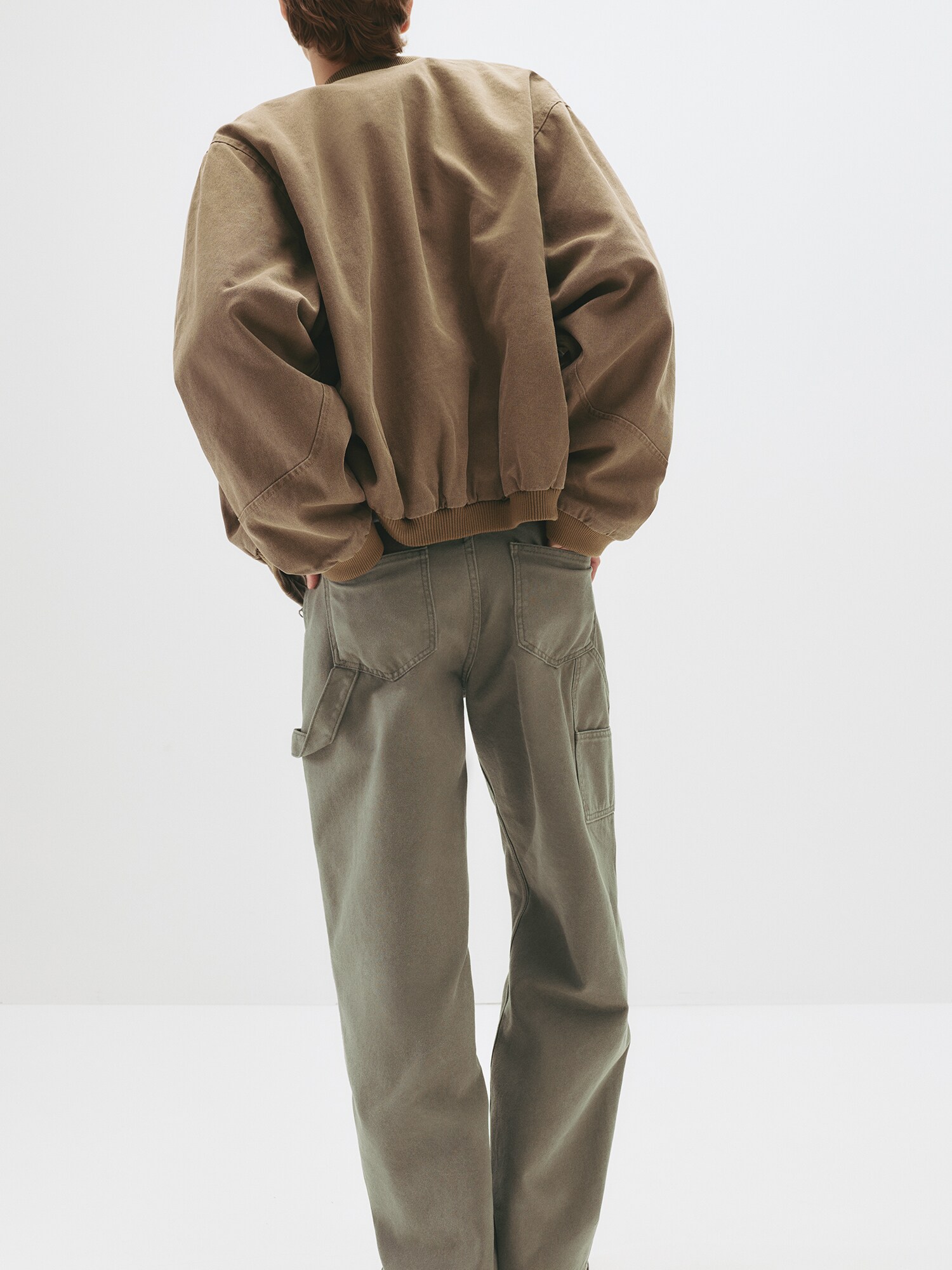 Pull&Bear Džínsy  zelená (obrázok 3)