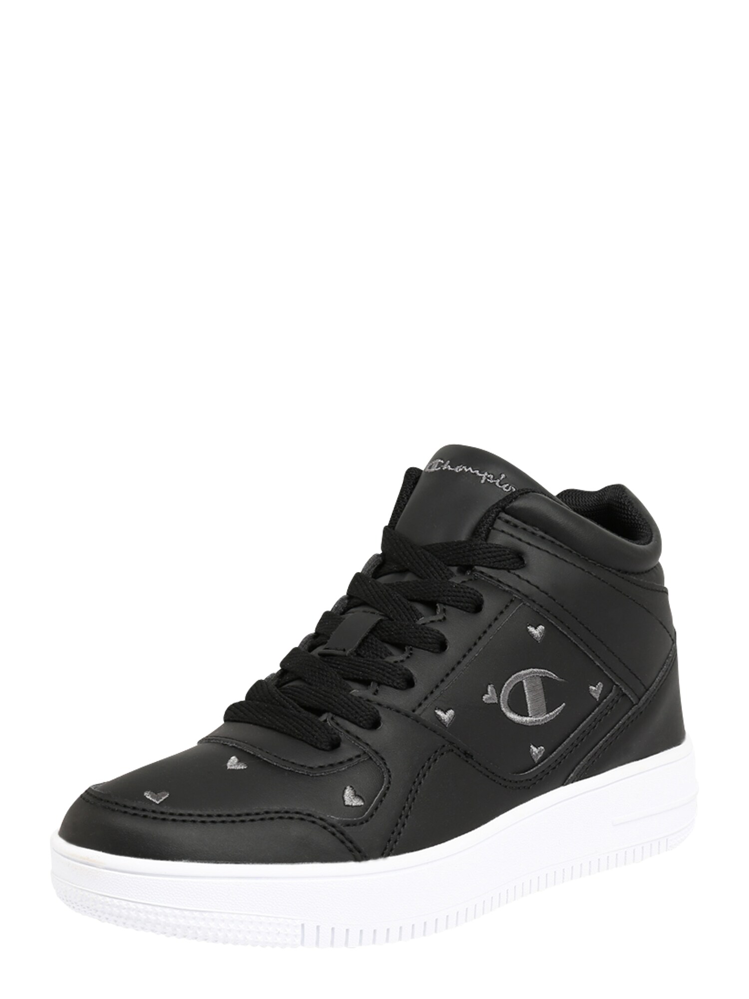 Champion Authentic Athletic Apparel Sportbačiai 'REBOUND'  juoda / sidabrinė