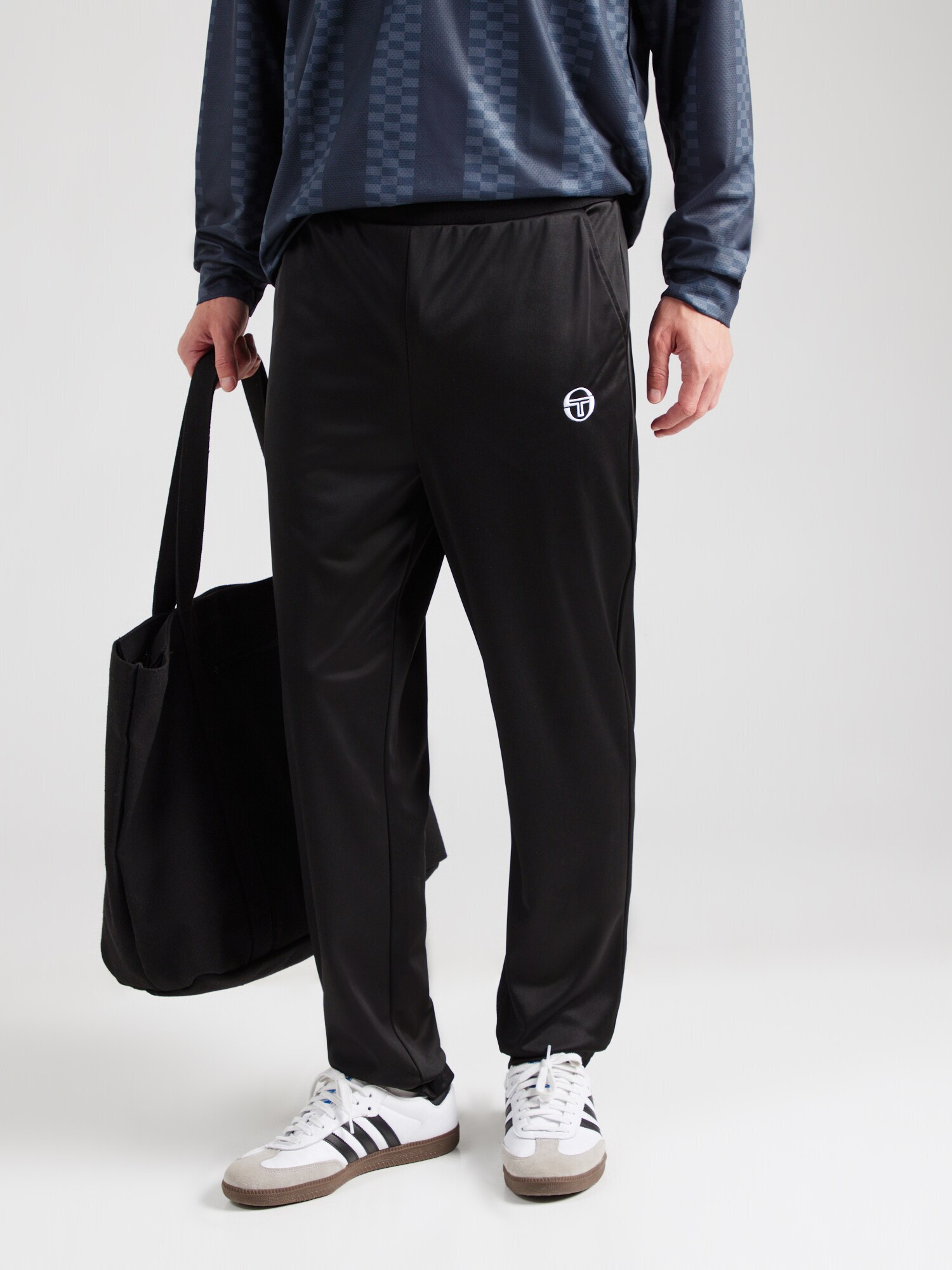 Sergio Tacchini Nohavice 'SANTOS' čierna / biela (obrázok 3)