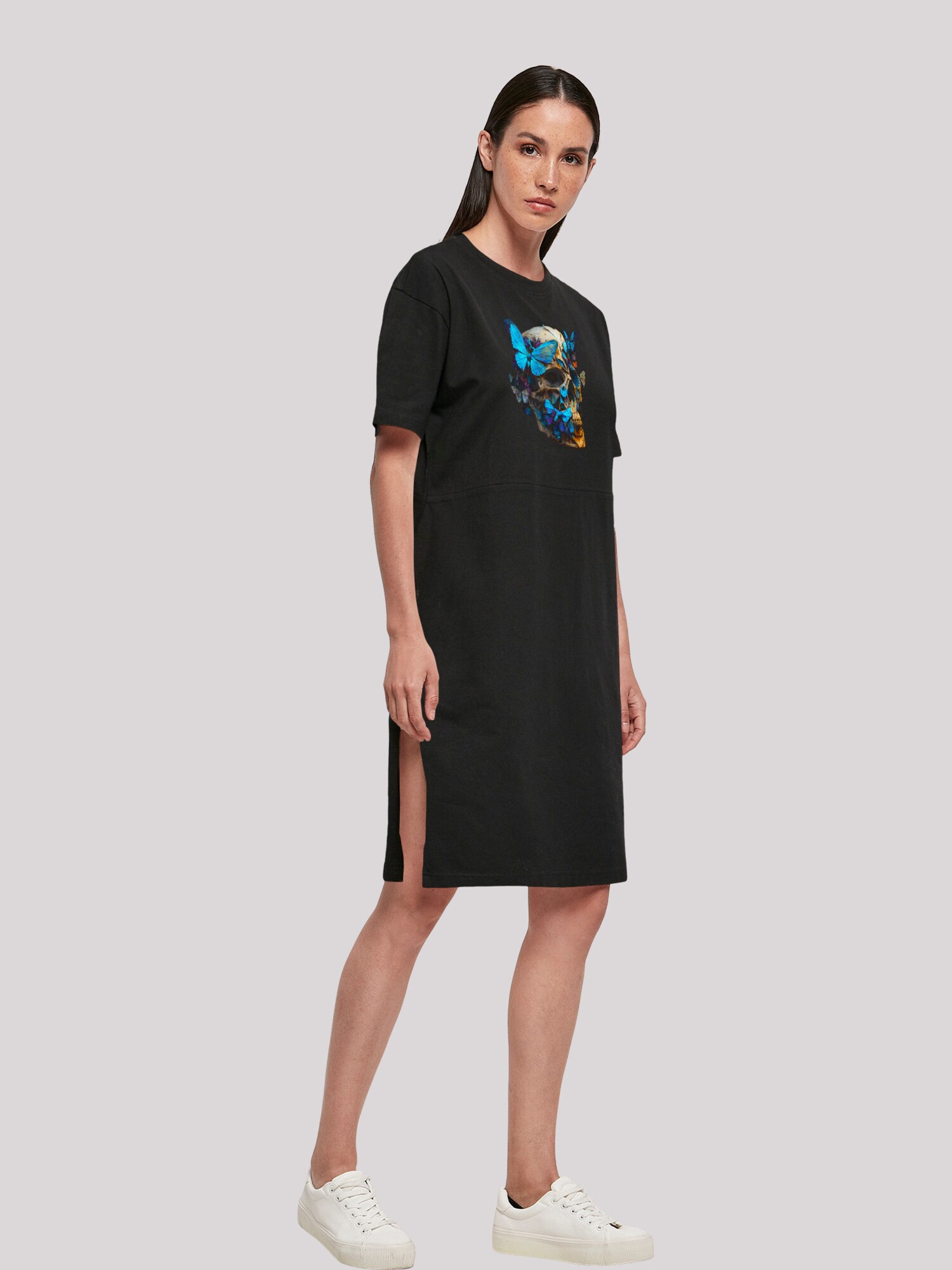 Thumbnail - F4NT4STIC Kleid Skull and butterflies